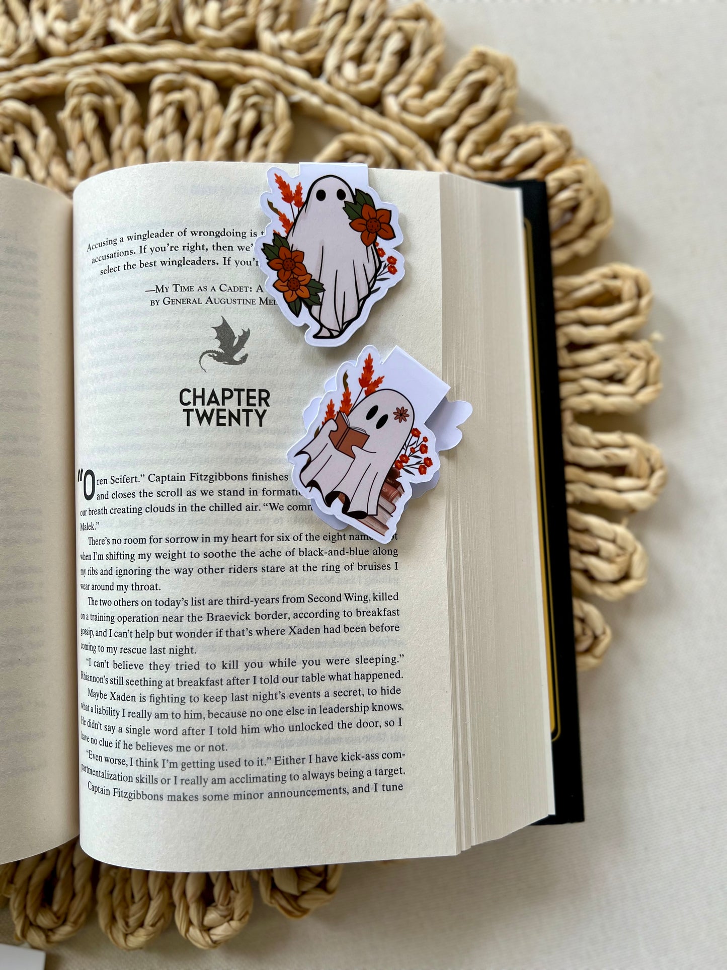 Ghost friend Magnetic Bookmark