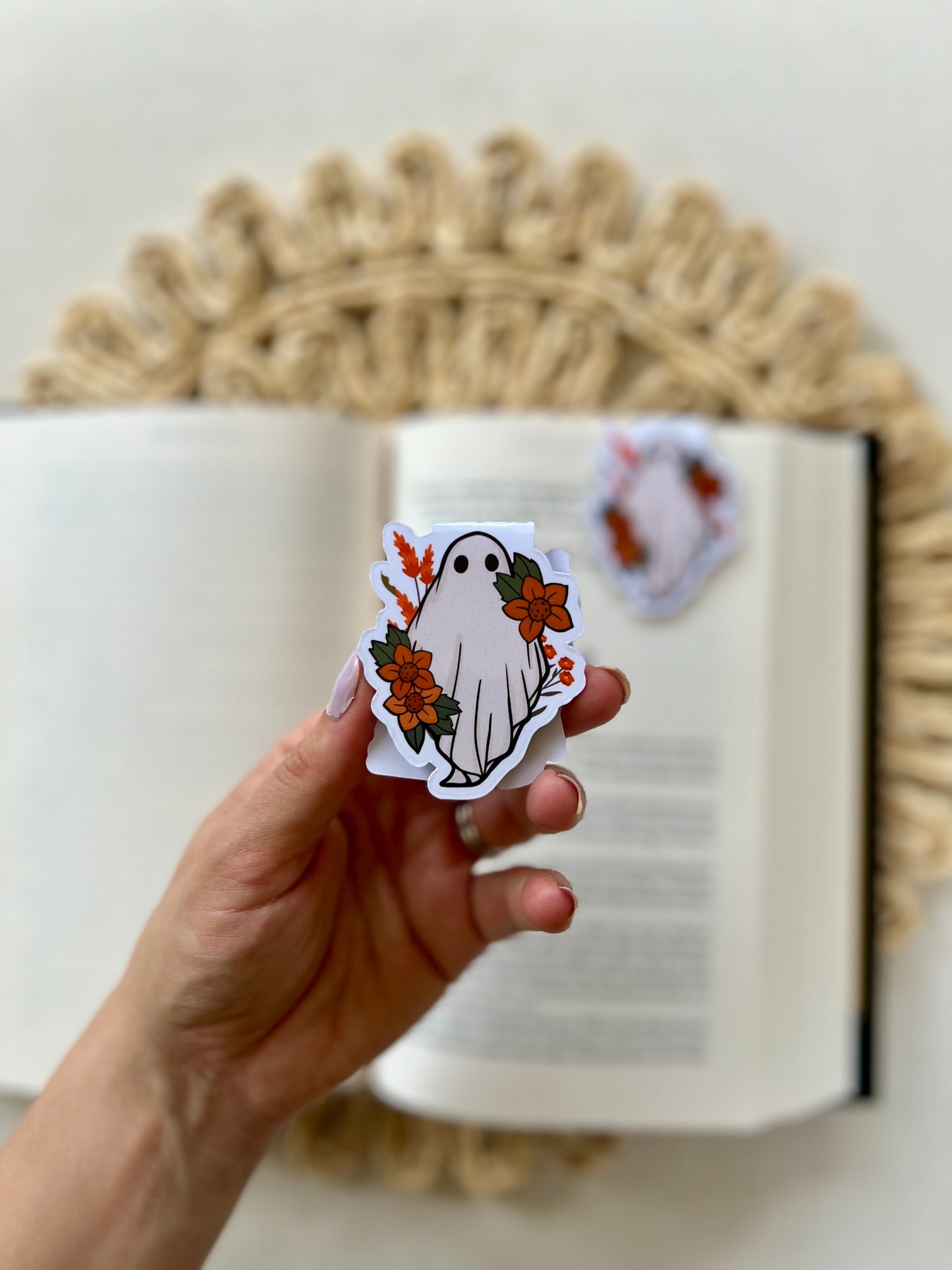 Ghost friend Magnetic Bookmark