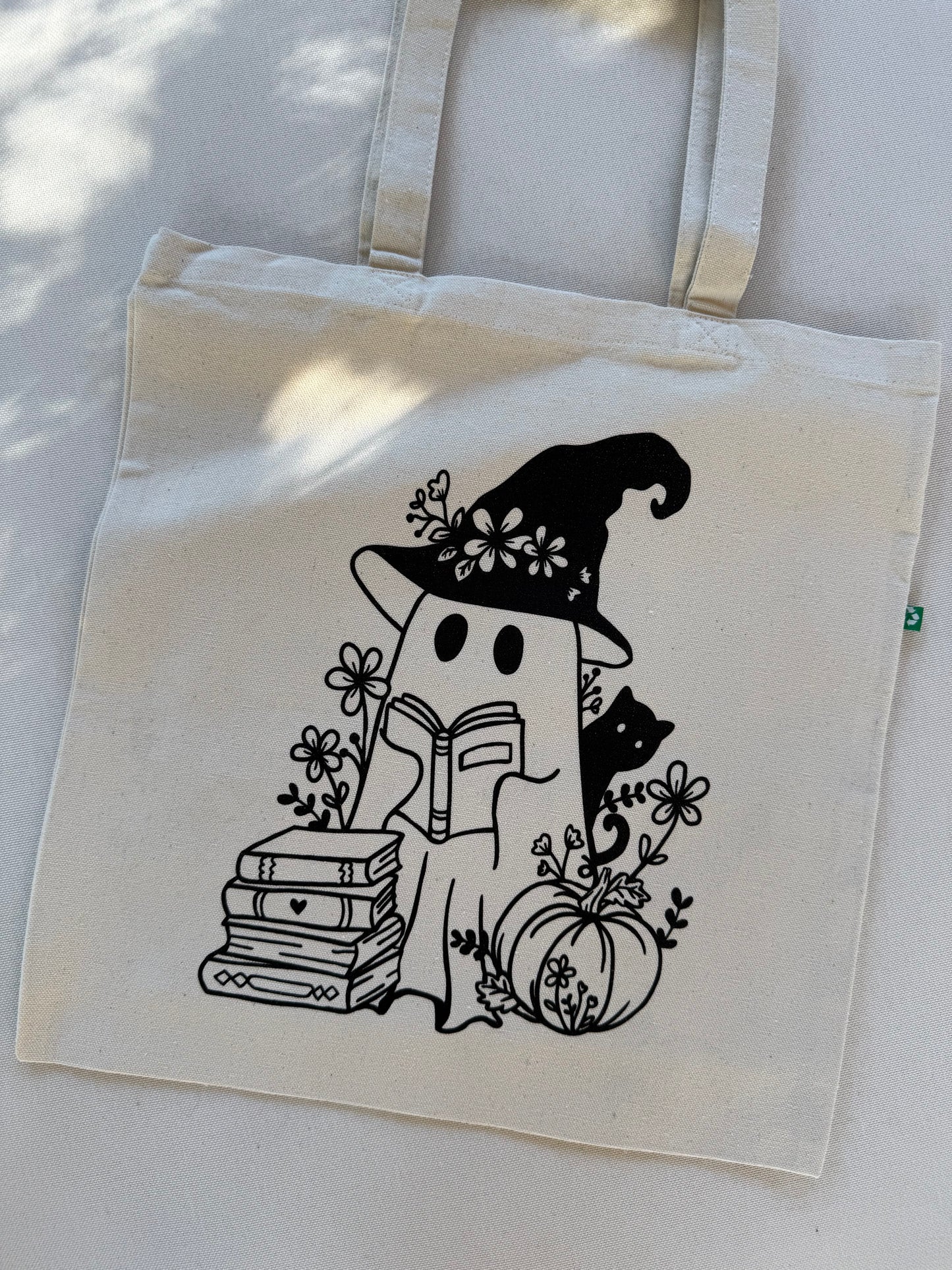 Ghostie Cat Tote Bag