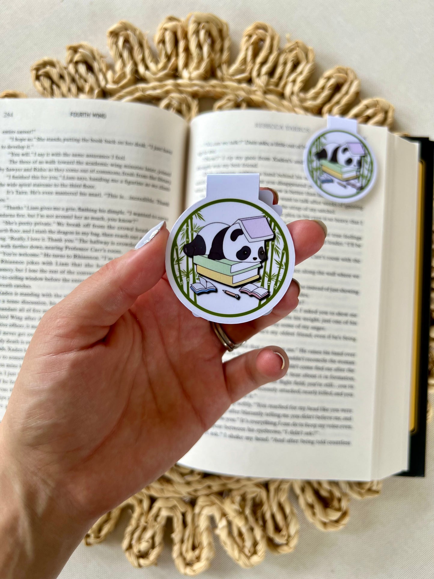 Panda Magnetic Bookmark