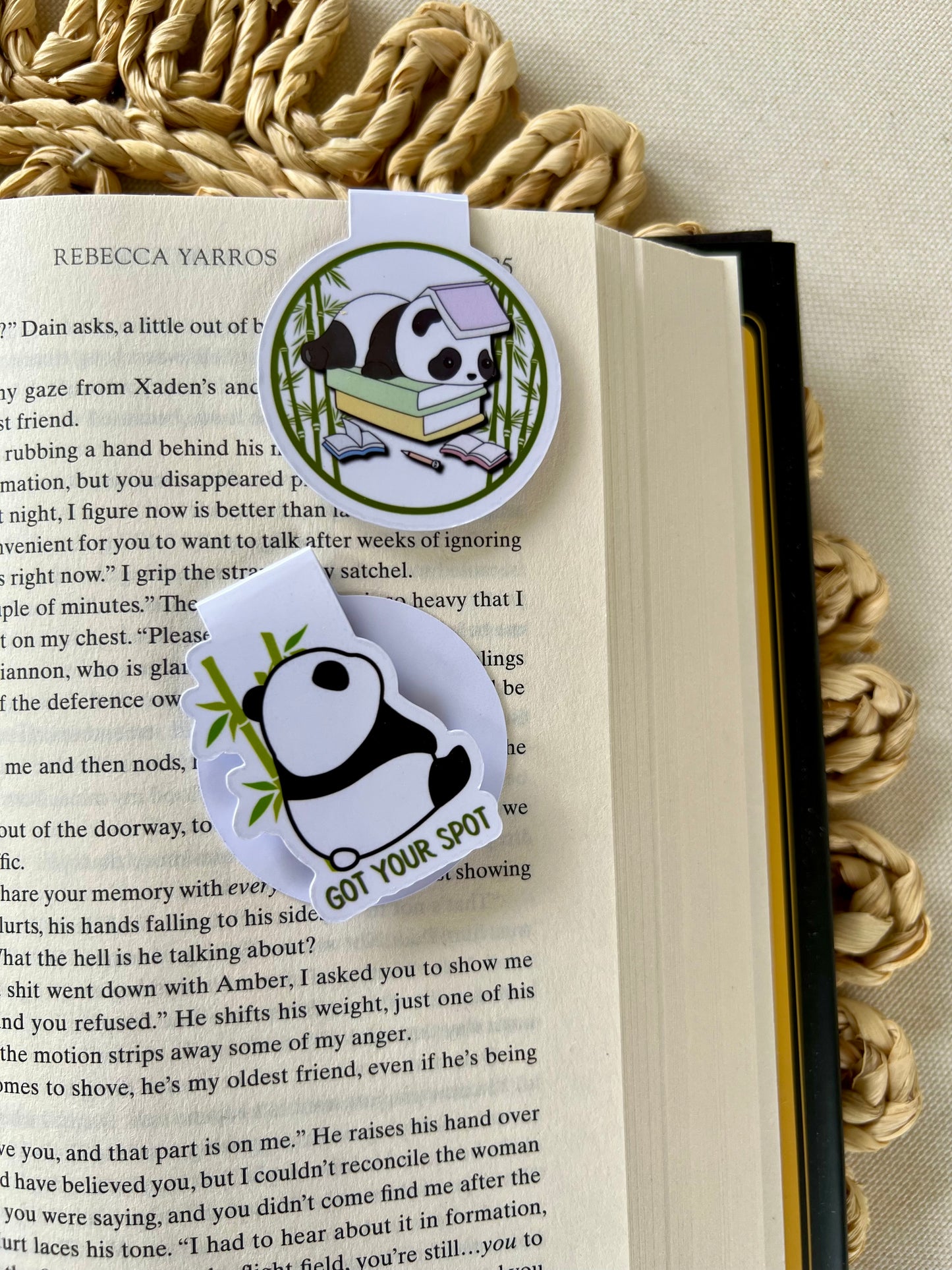 Panda Magnetic Bookmark
