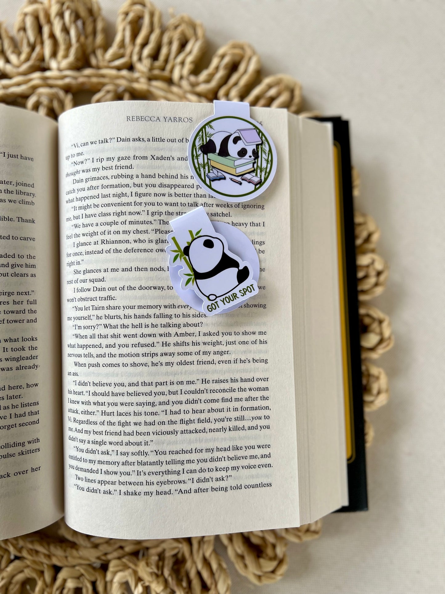 Panda Magnetic Bookmark