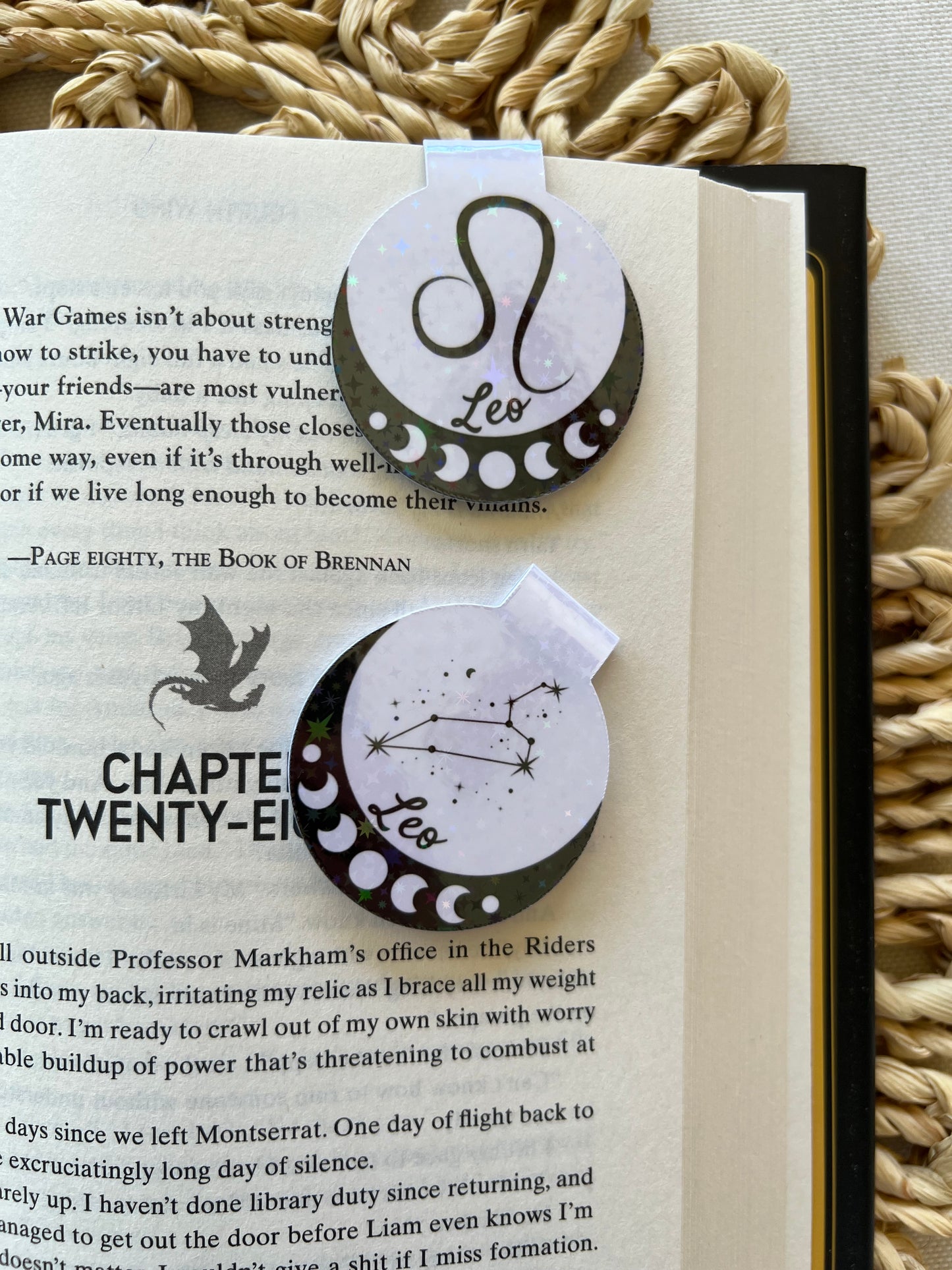 Leo Magnetic Bookmark