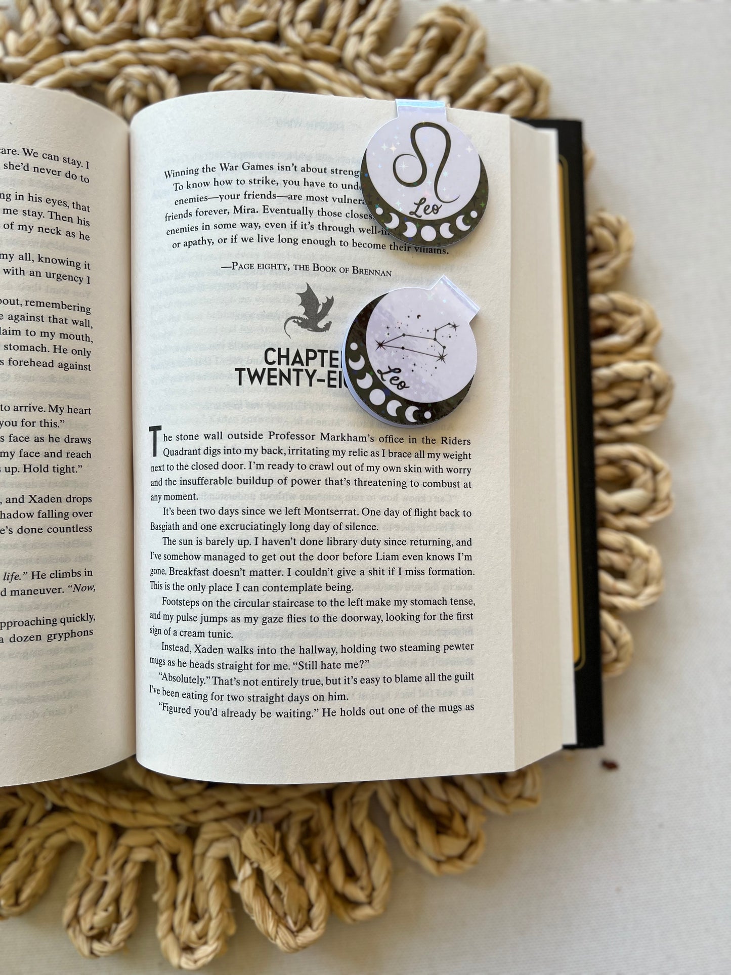 Leo Magnetic Bookmark
