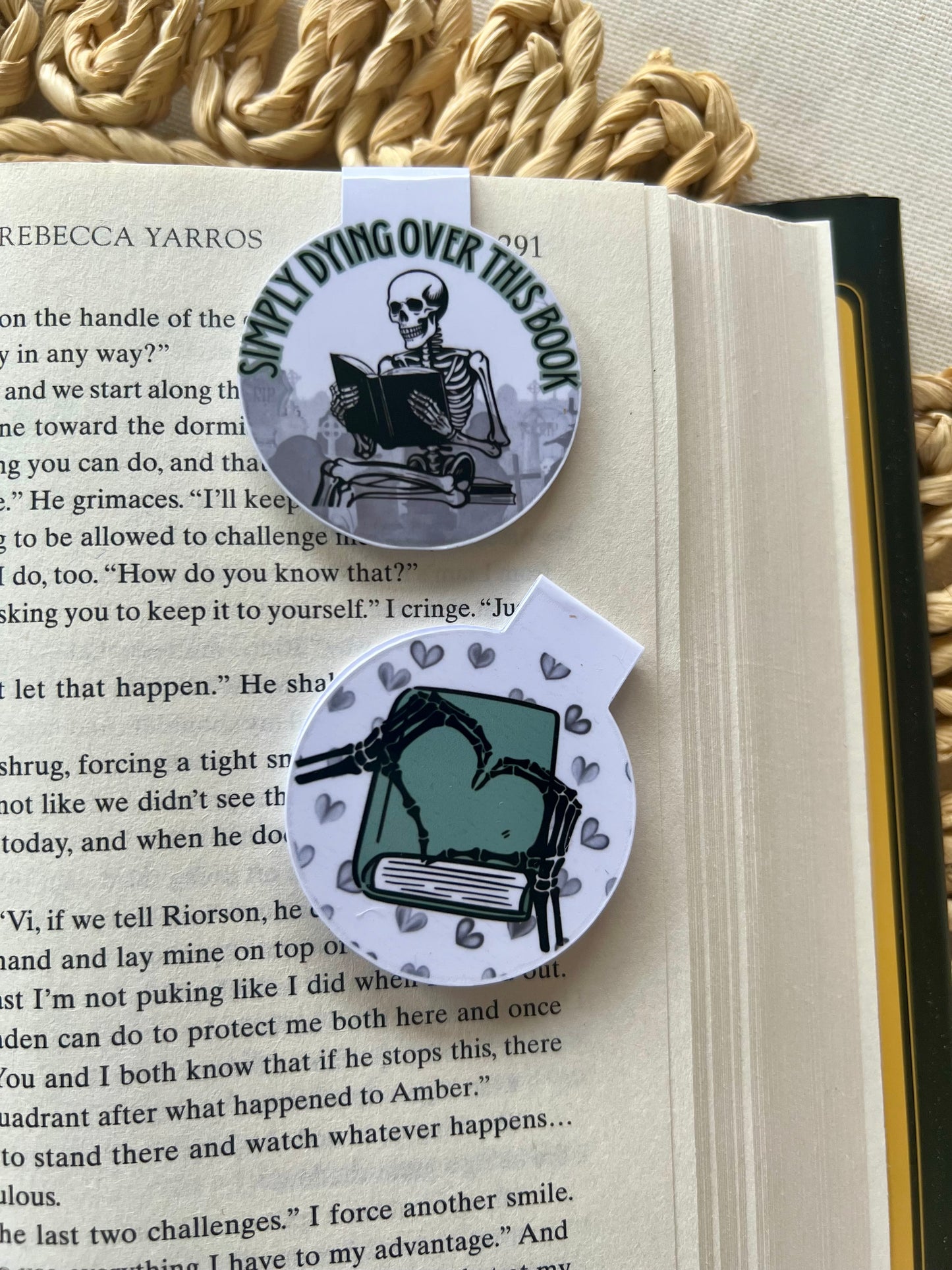 Simply Dying Magnetic Bookmark