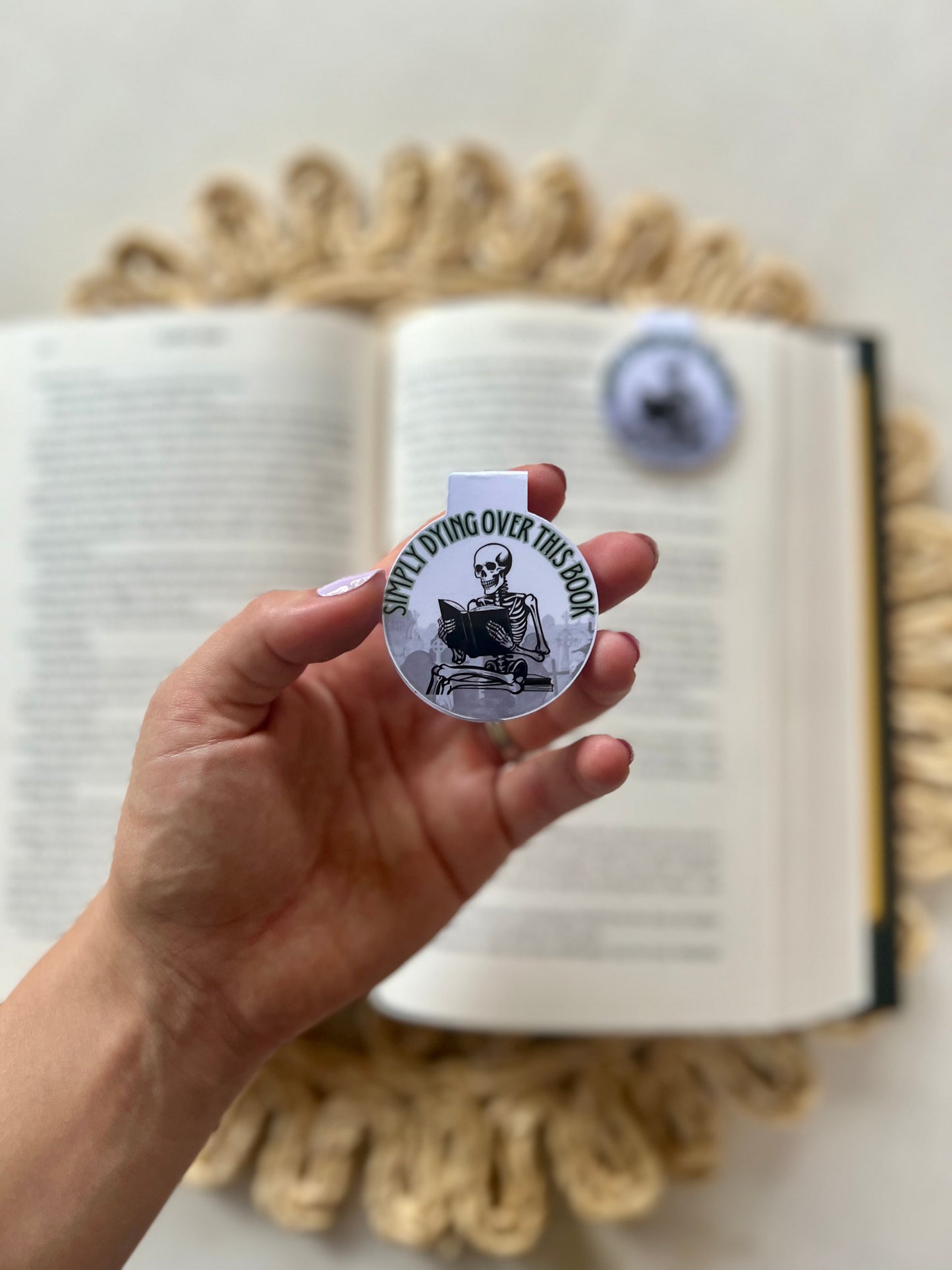 Simply Dying Magnetic Bookmark