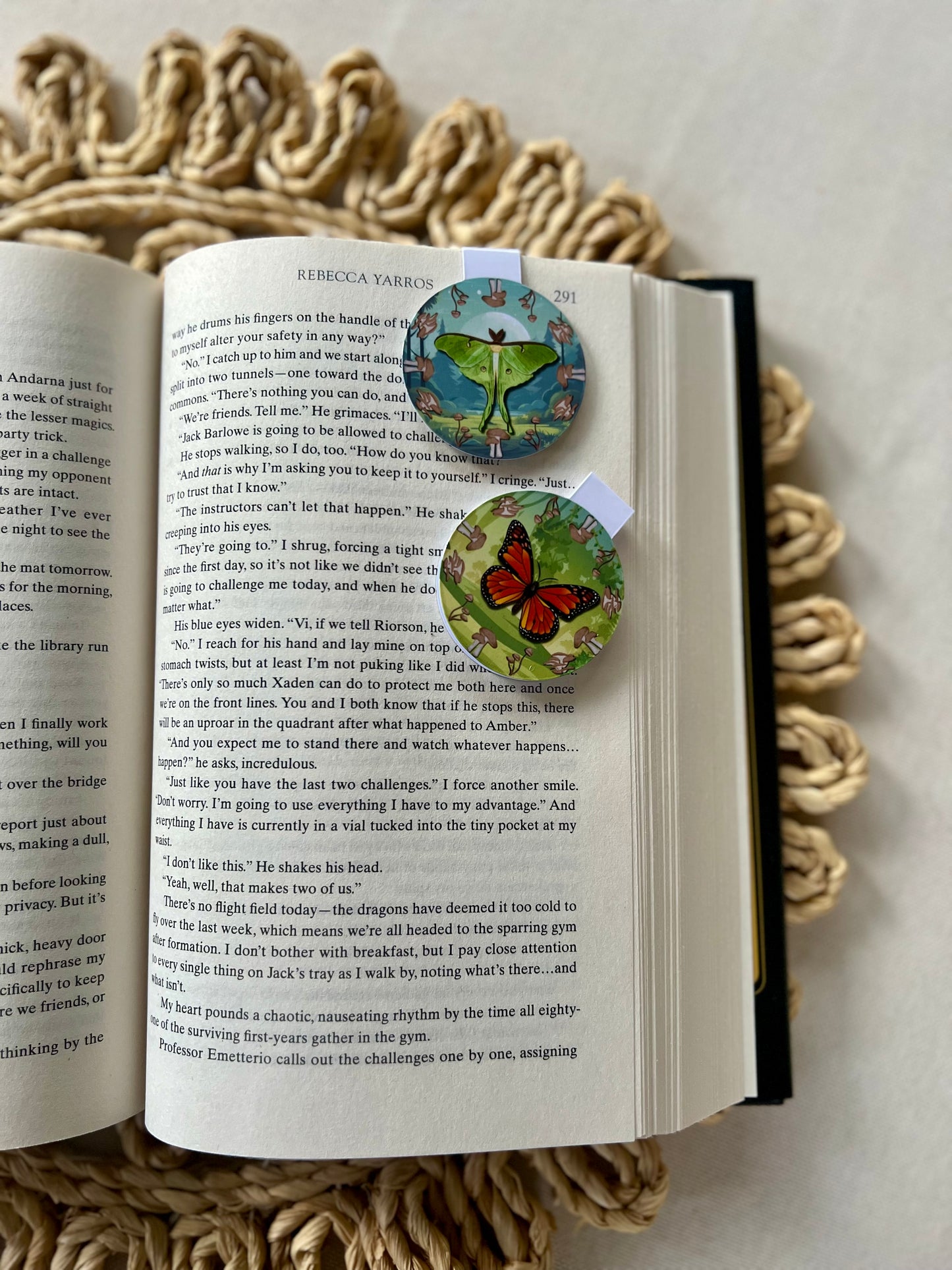 Moth/Butterfly Magnetic Bookmark