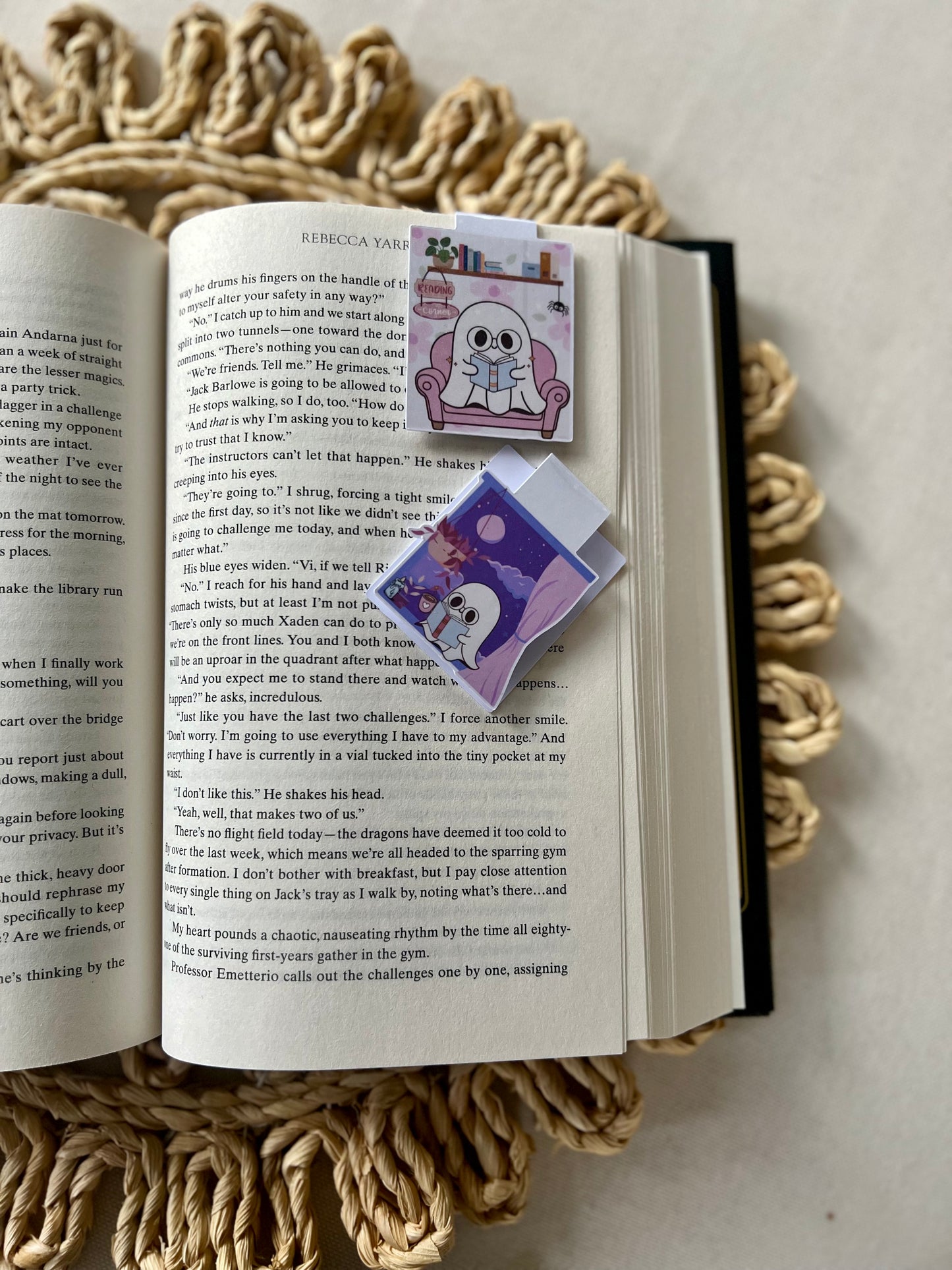 Glasses Ghostie Magnetic Bookmark