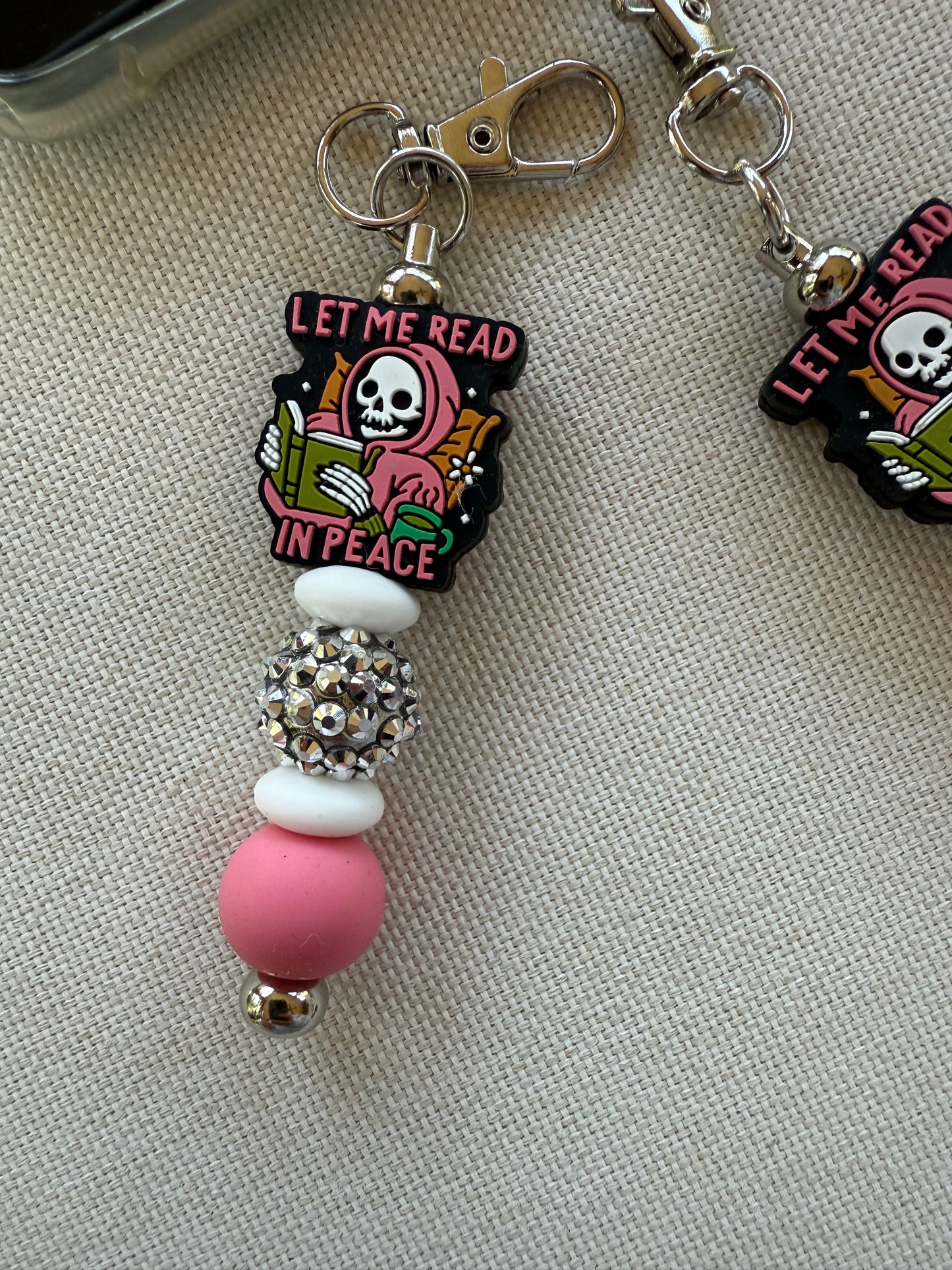 Read in Peace Tethered Charm