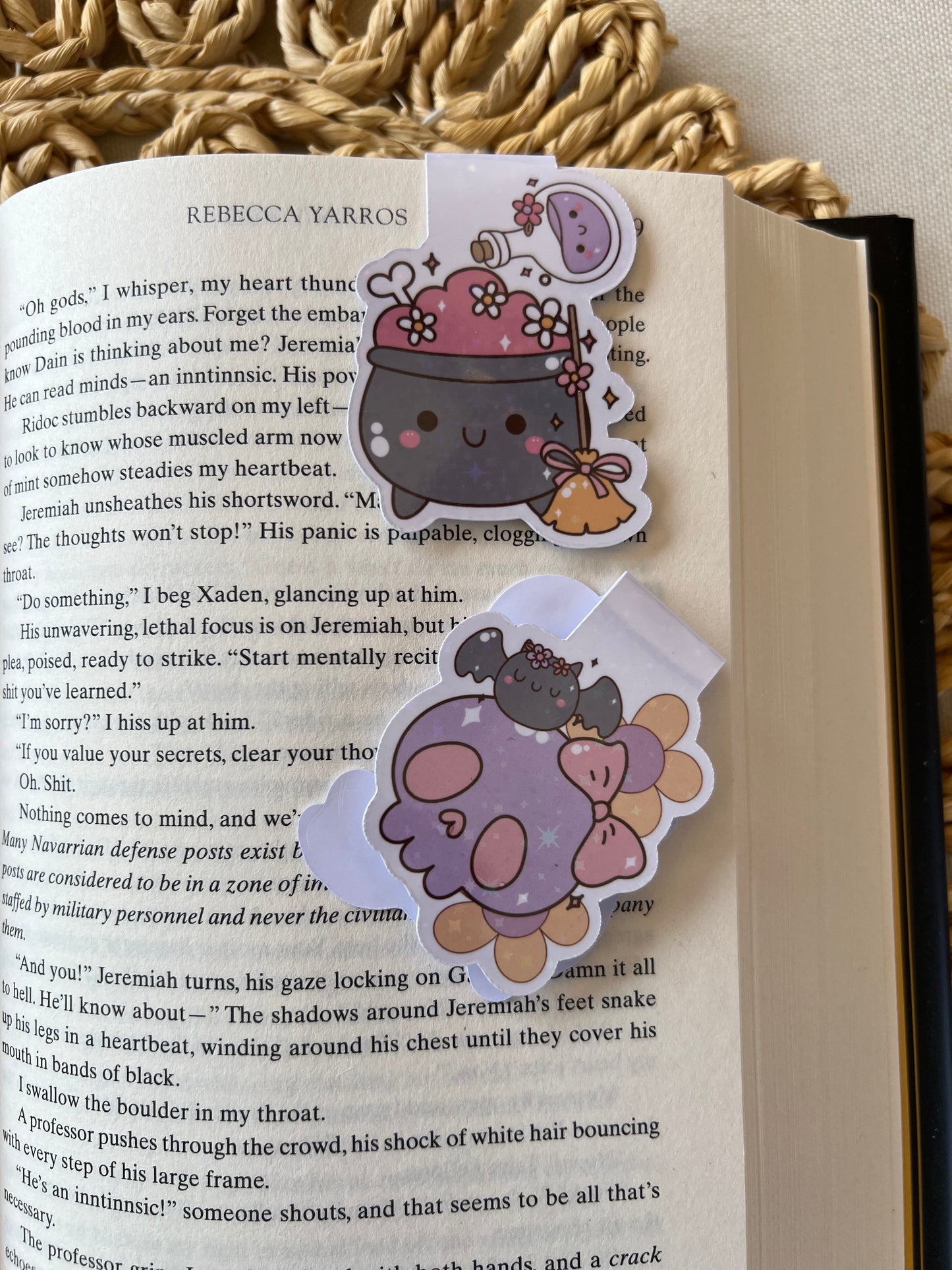 Cute Cauldron Magnetic Bookmark