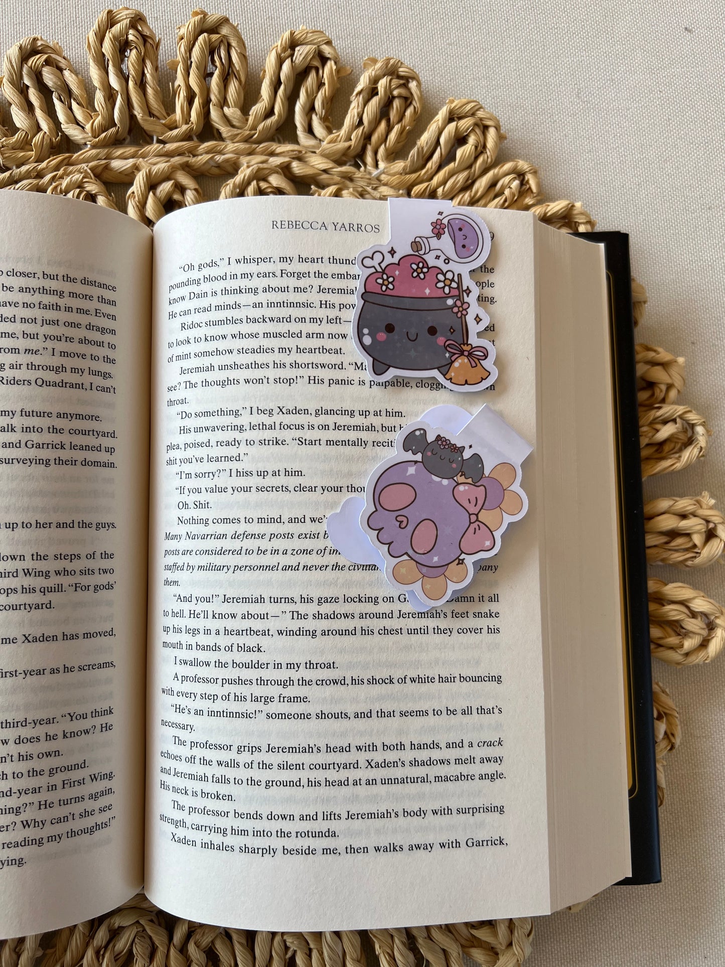 Cute Cauldron Magnetic Bookmark