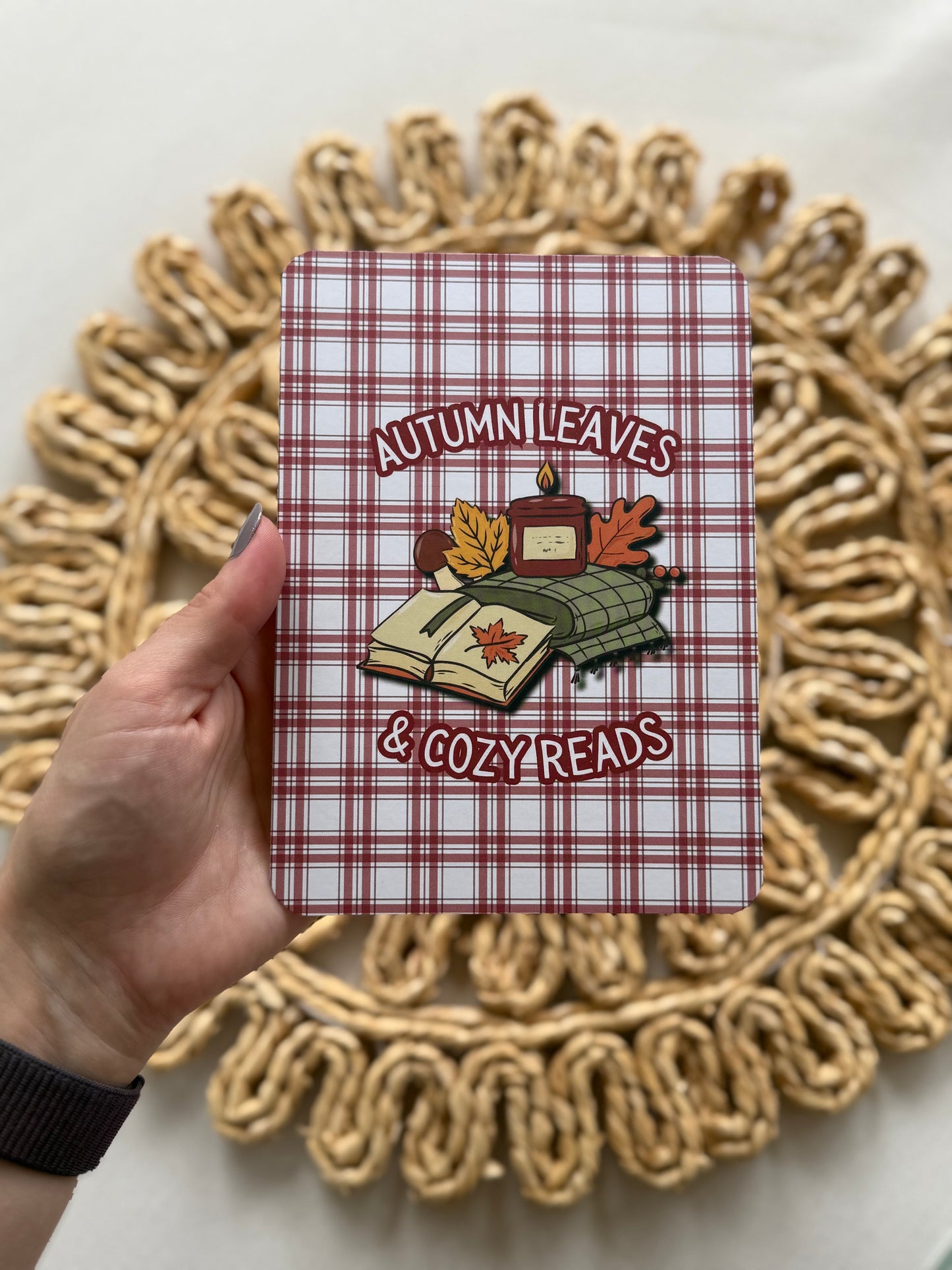 Autumn Leaves & Cozy Reads Kindle Insert