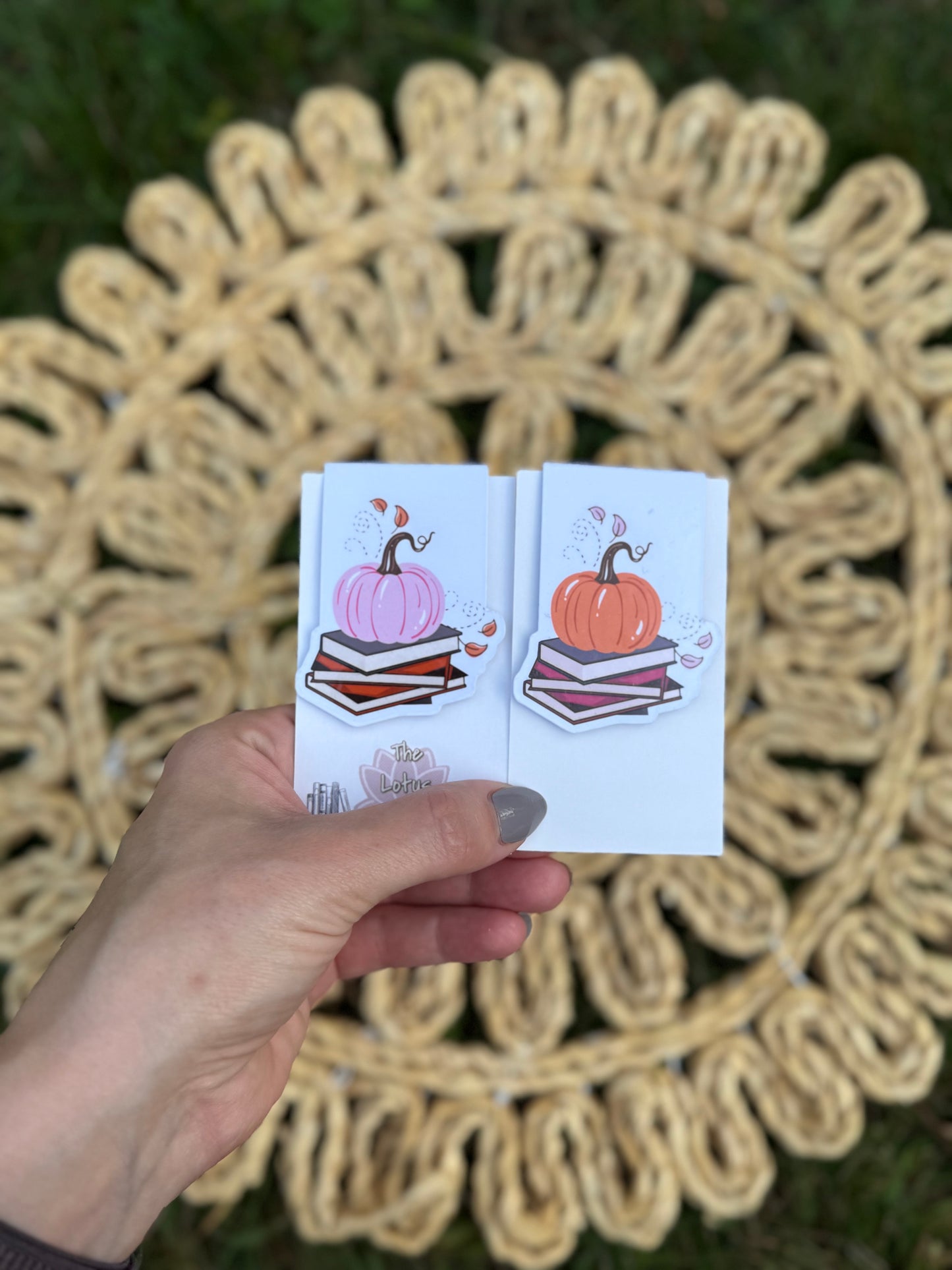 Pumpkin Magnetic Bookmark
