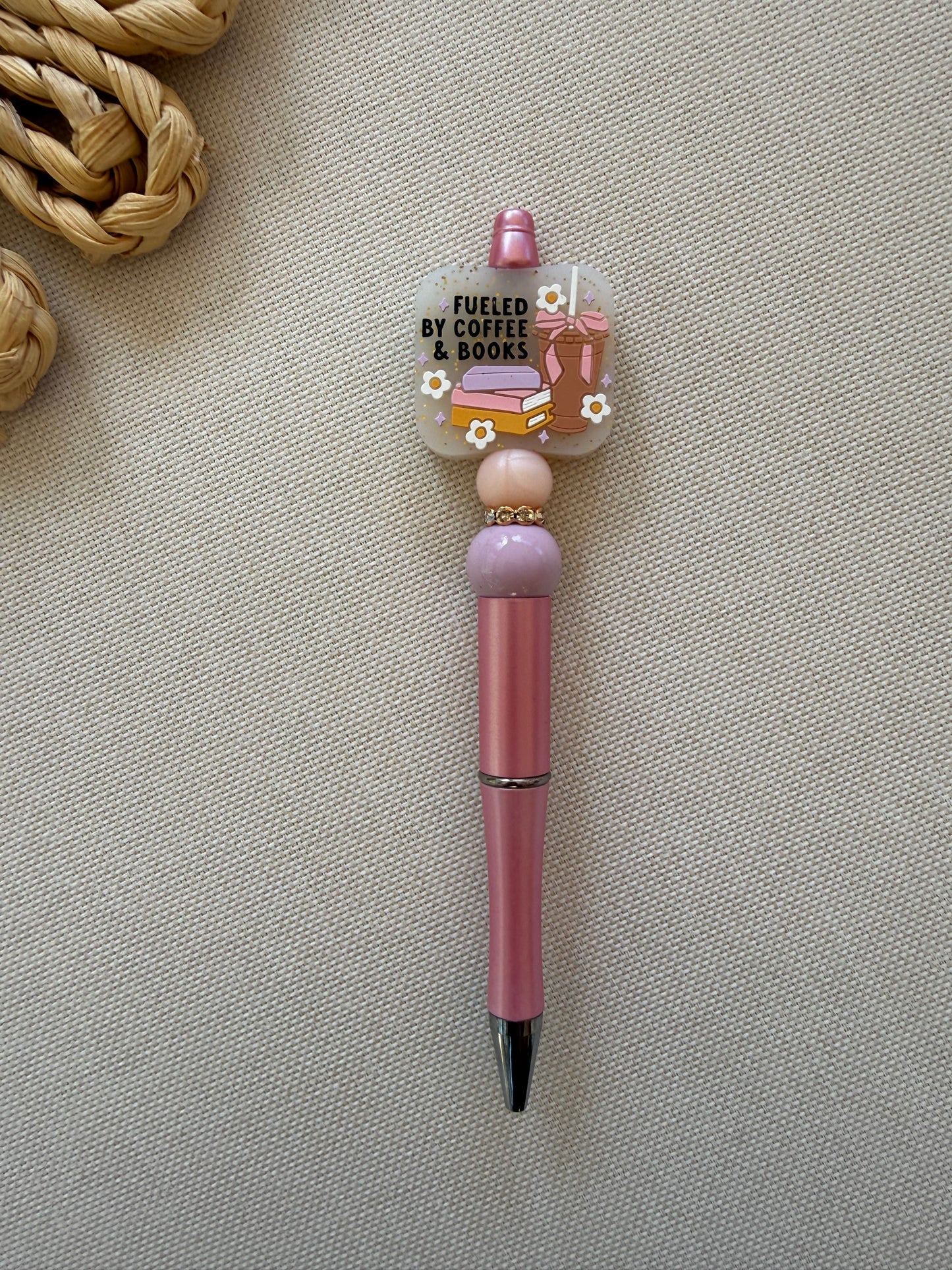 Fueled by Coffee & Books Pen