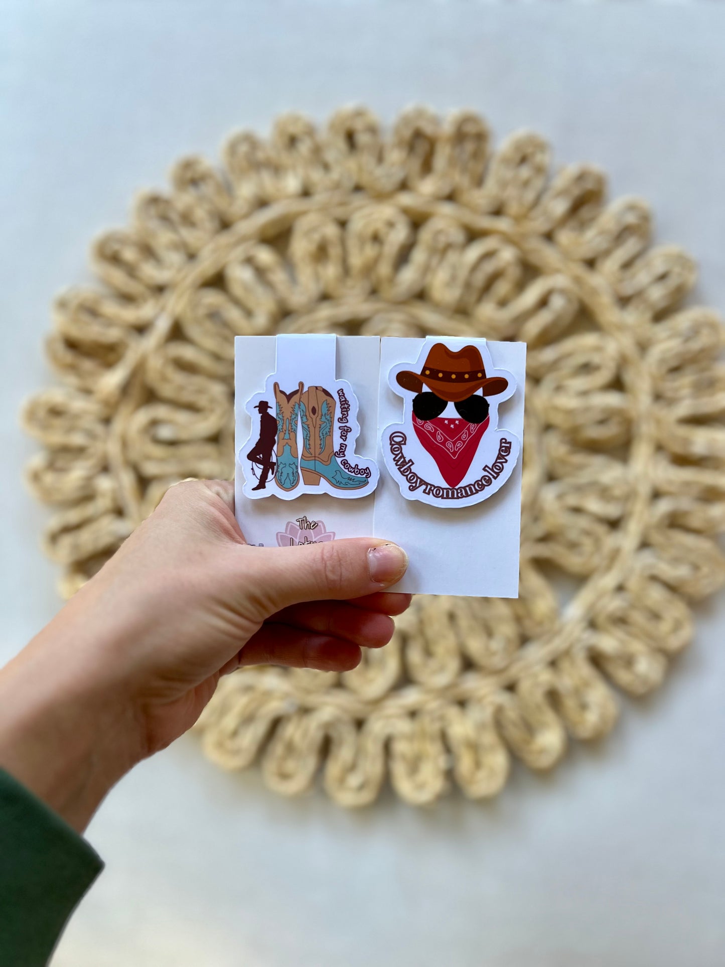 Waiting for my cowboy Magnetic Bookmark