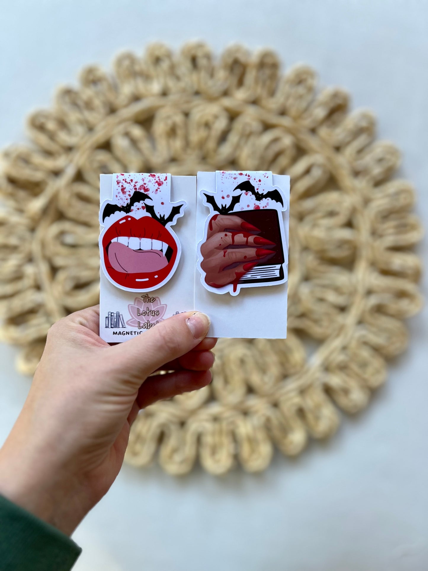 Vampire Magnetic Bookmark