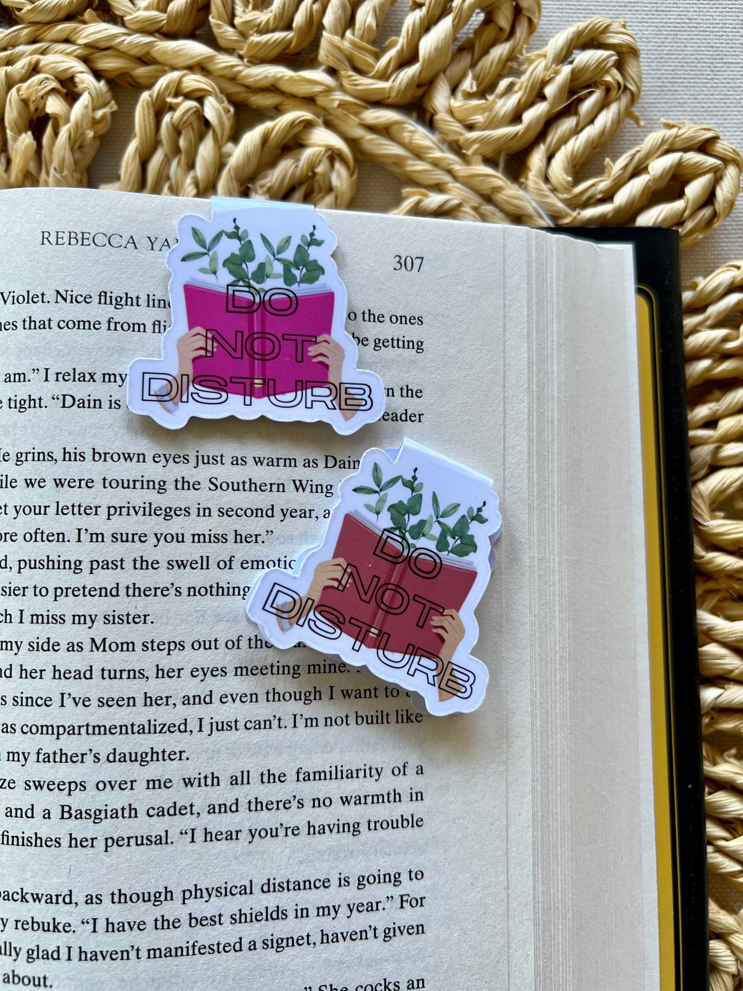 Do not disturb Magnetic Bookmark