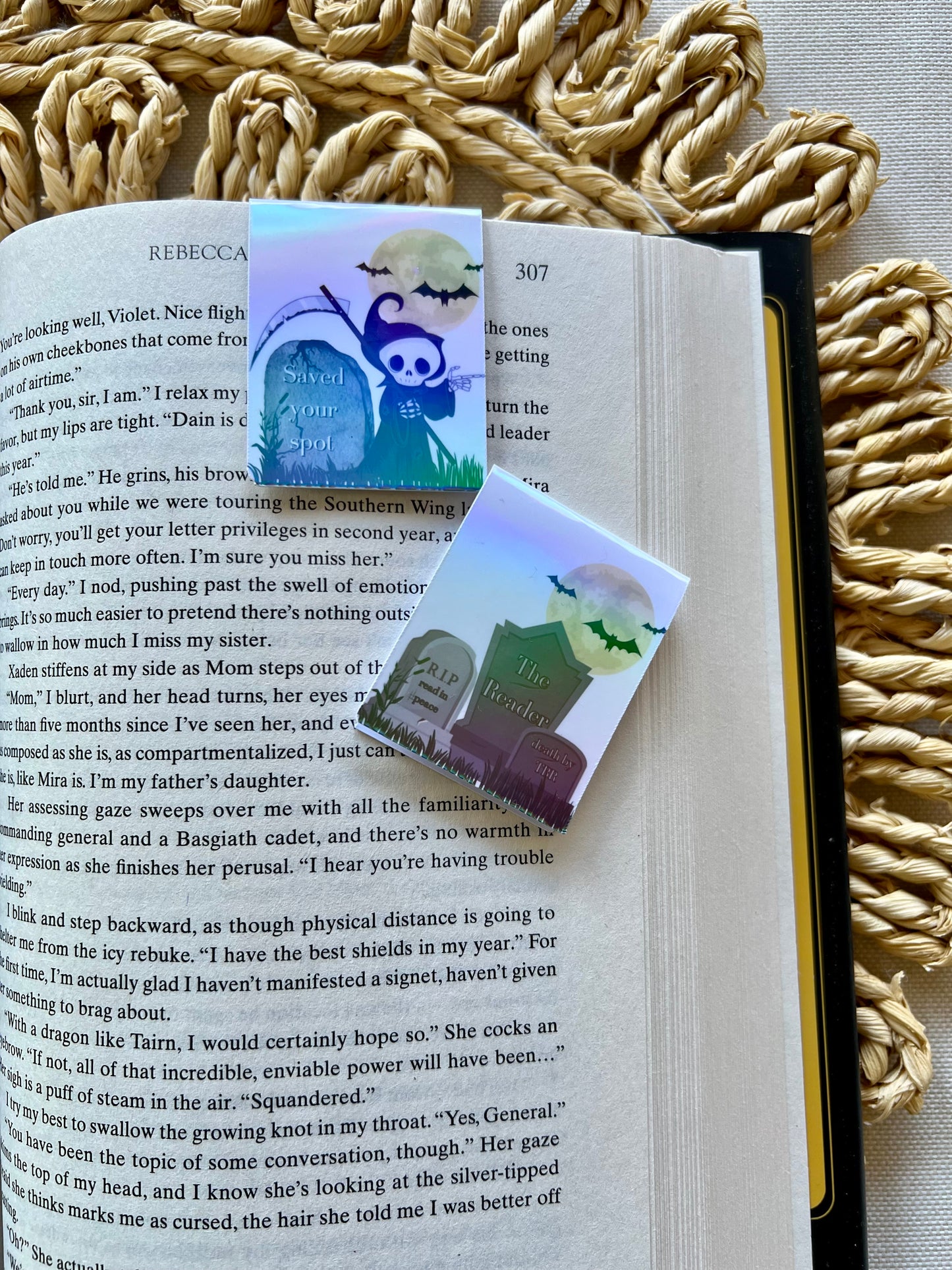 Grim Reaper Magnetic Bookmark