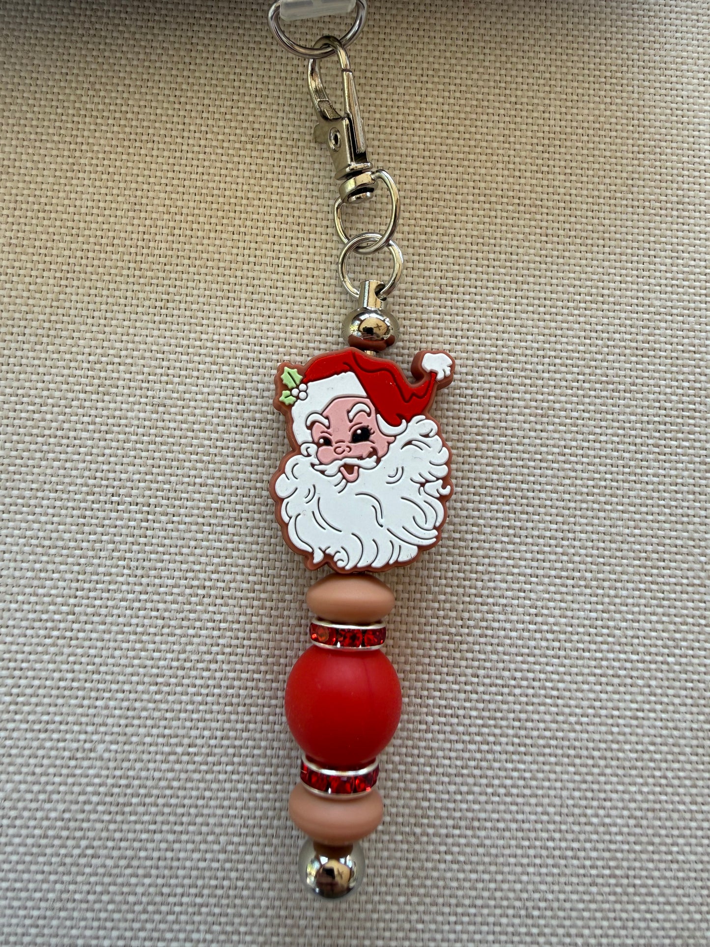 Vintage Santa Tethered Charm