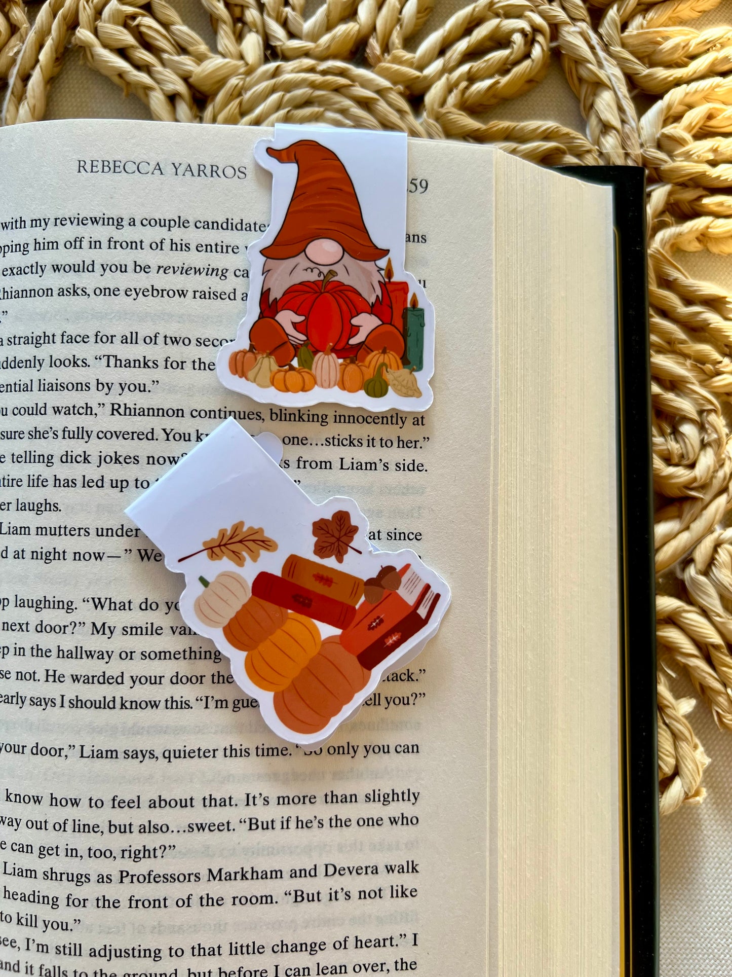 Fall Gnome Magnetic Bookmark