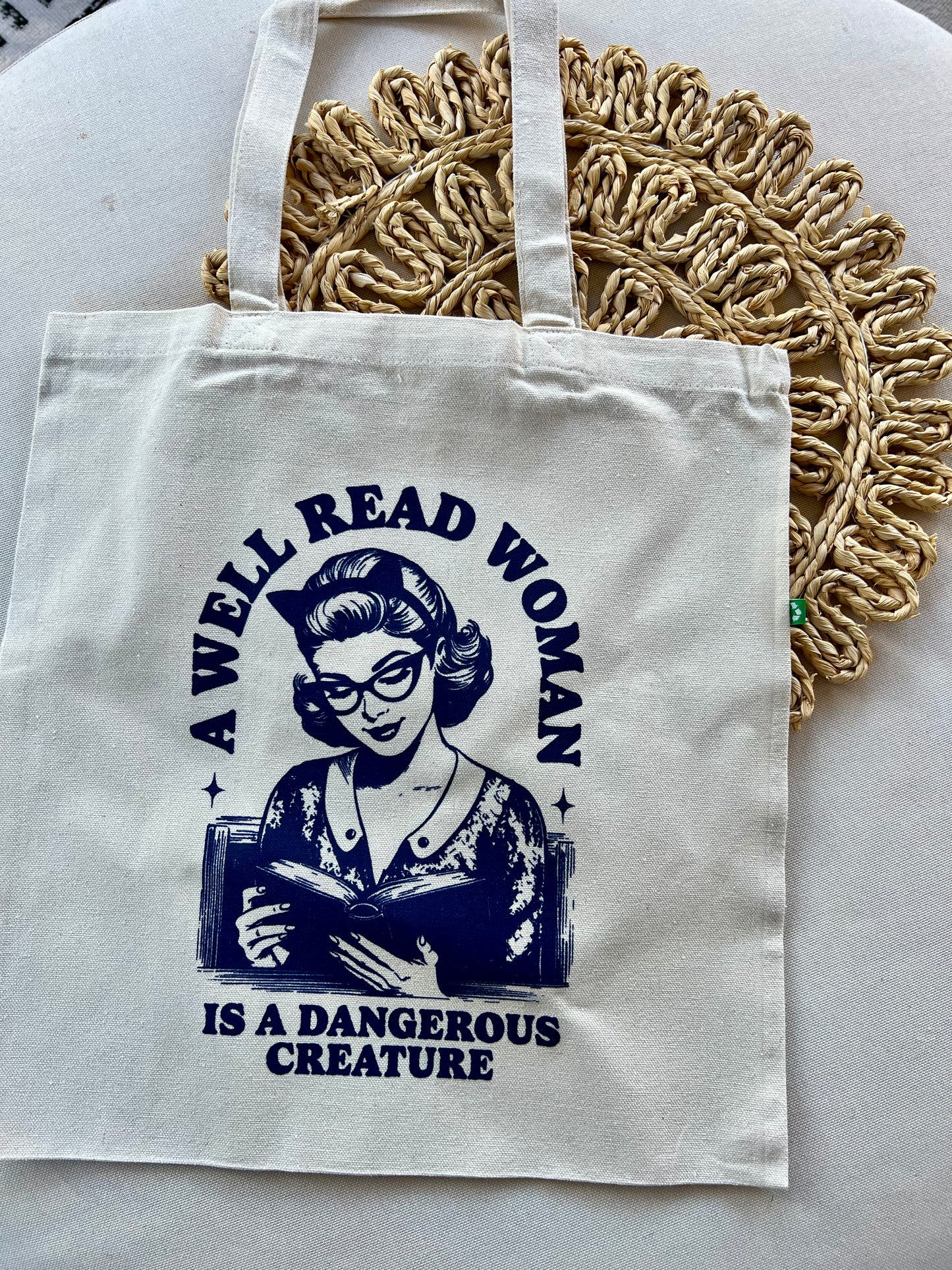 A well read woman Tote Bag