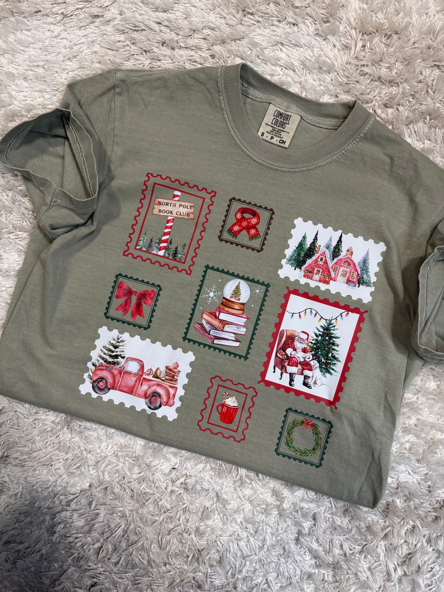Holiday Stamps on Sandstone small - DISPLAY