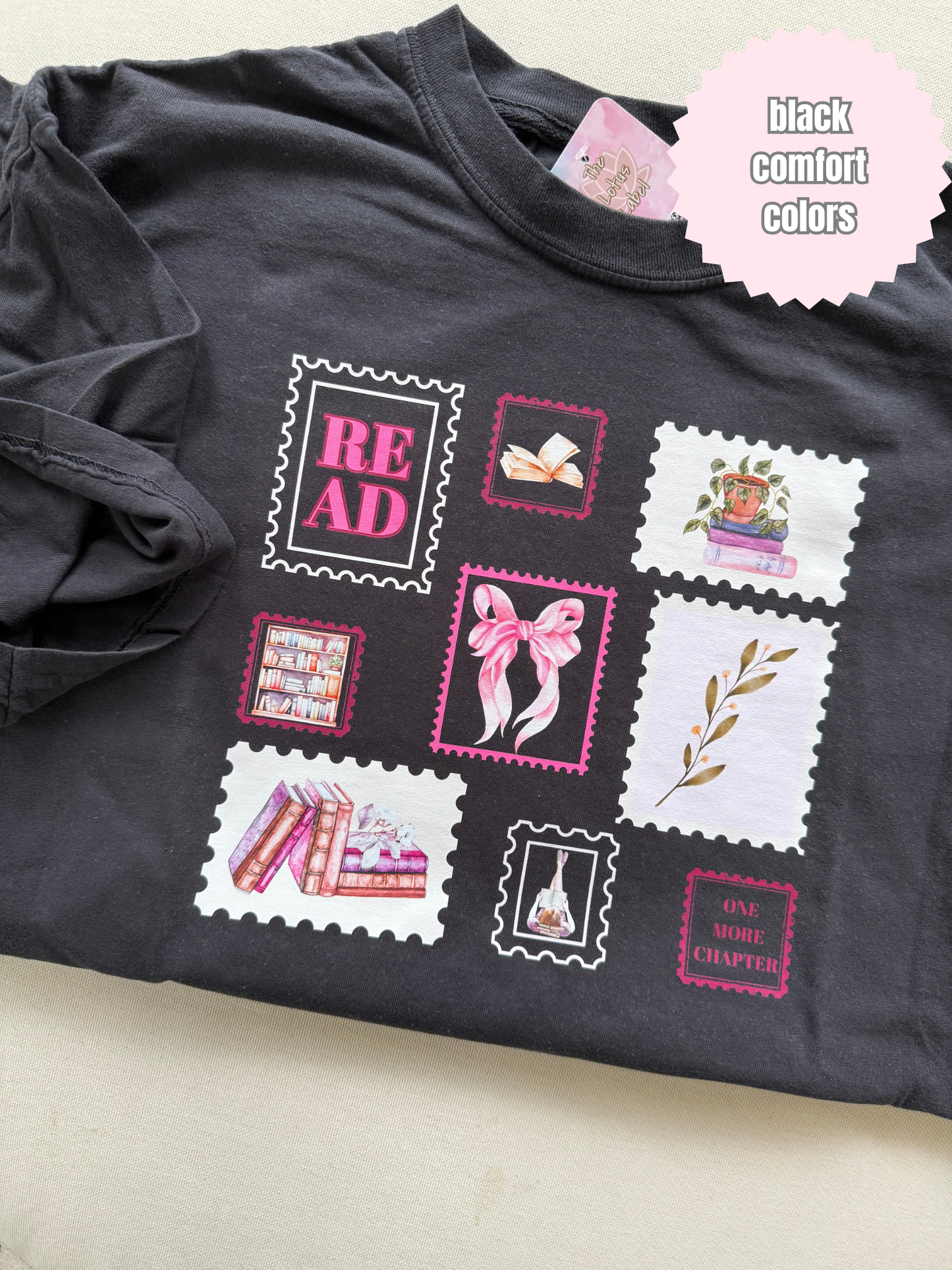Pink Stamps Shirt