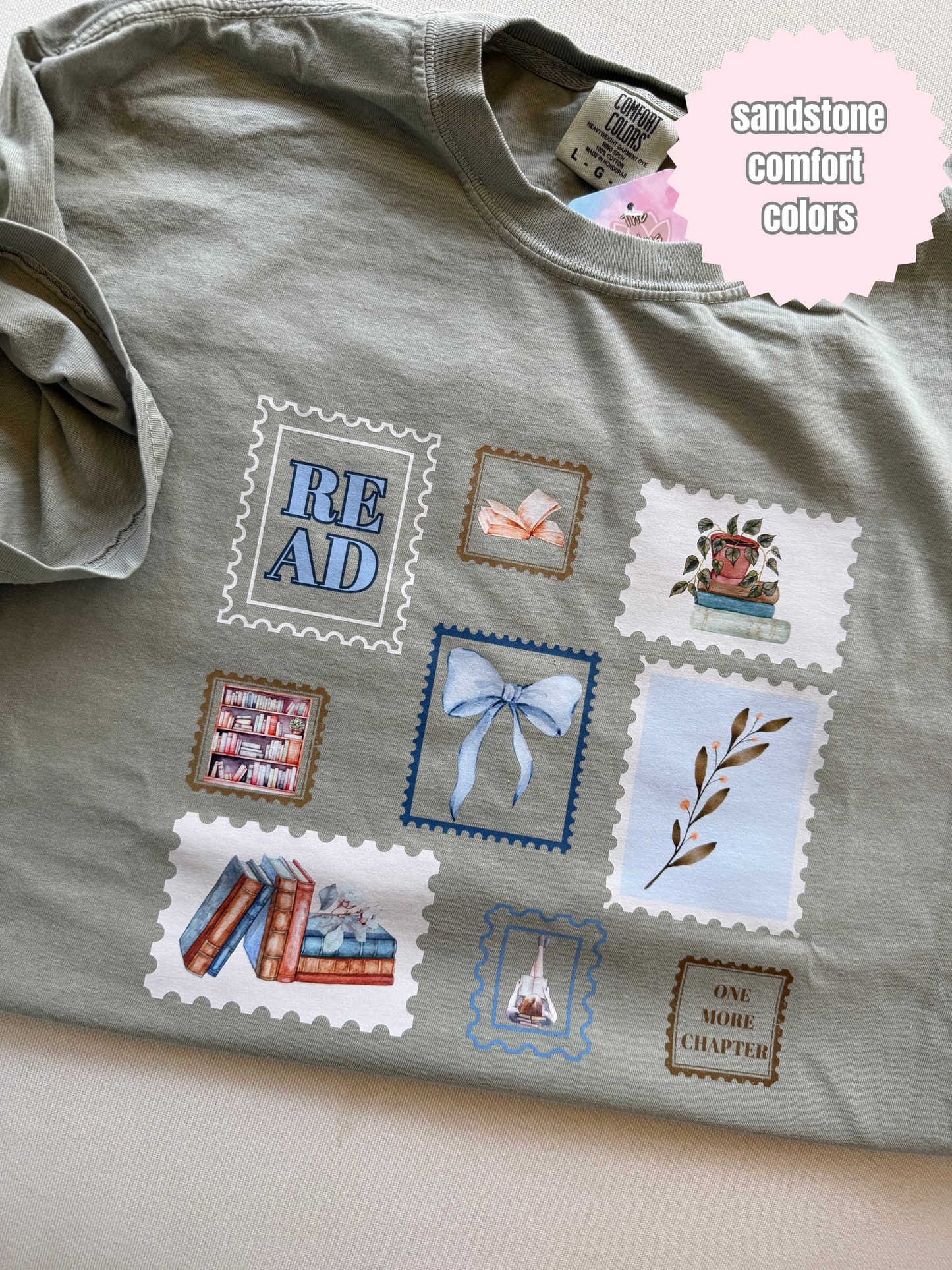 Blue Stamps Shirt