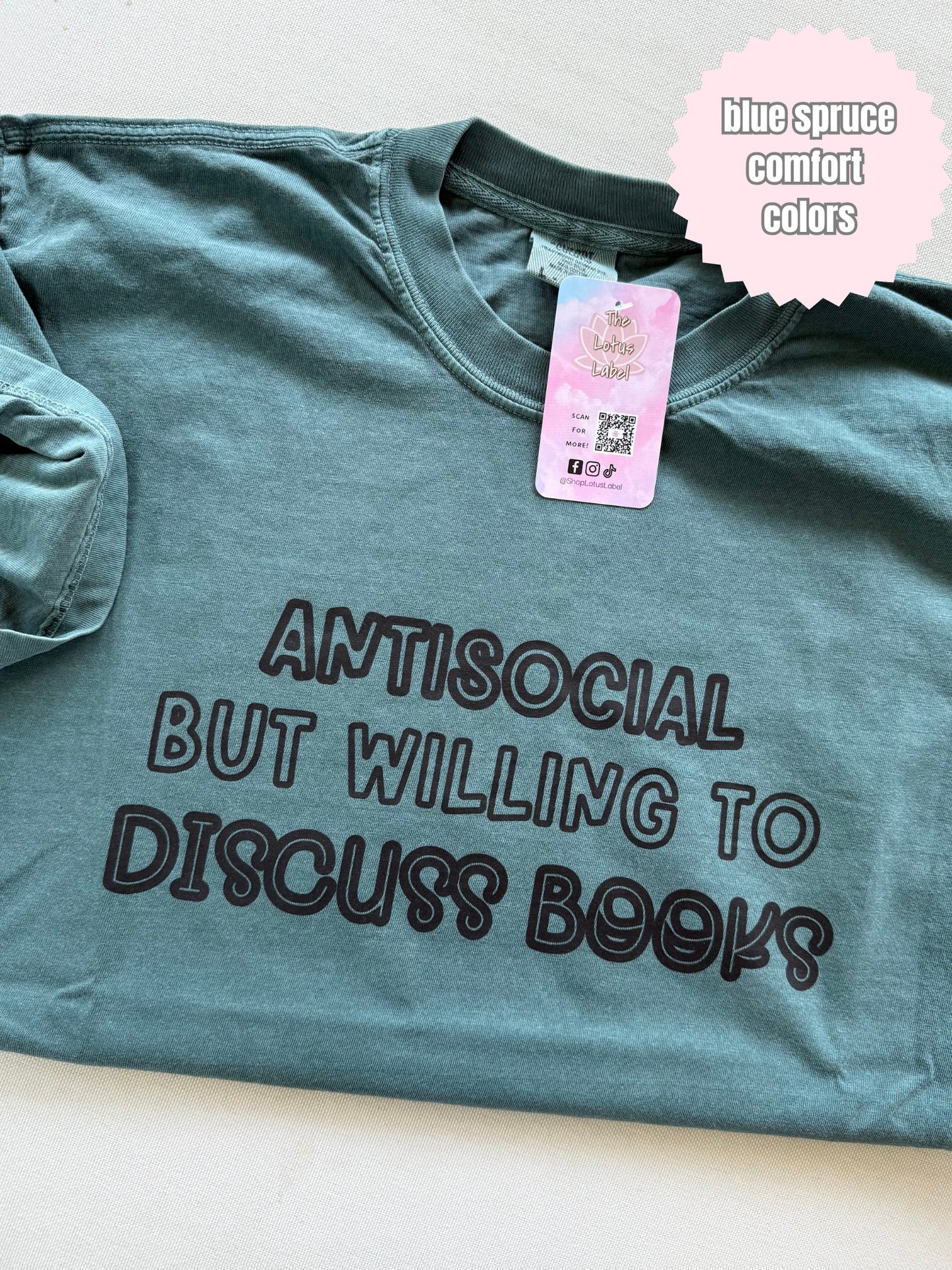 Antisocial but willing to discuss books Shirts