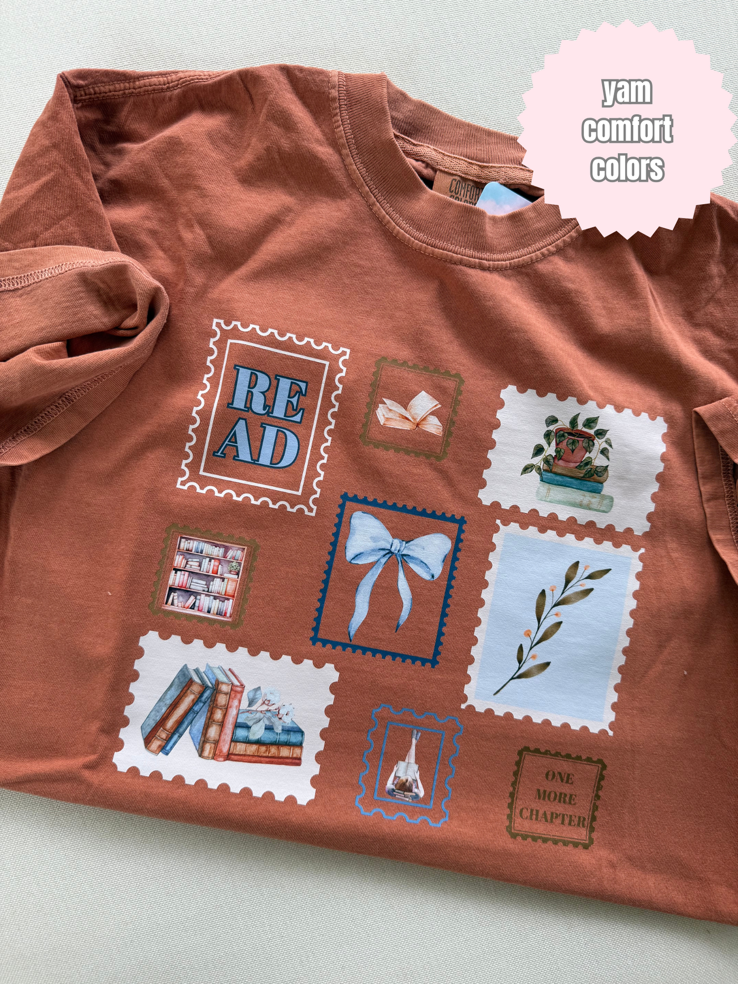 Blue Stamps Shirt