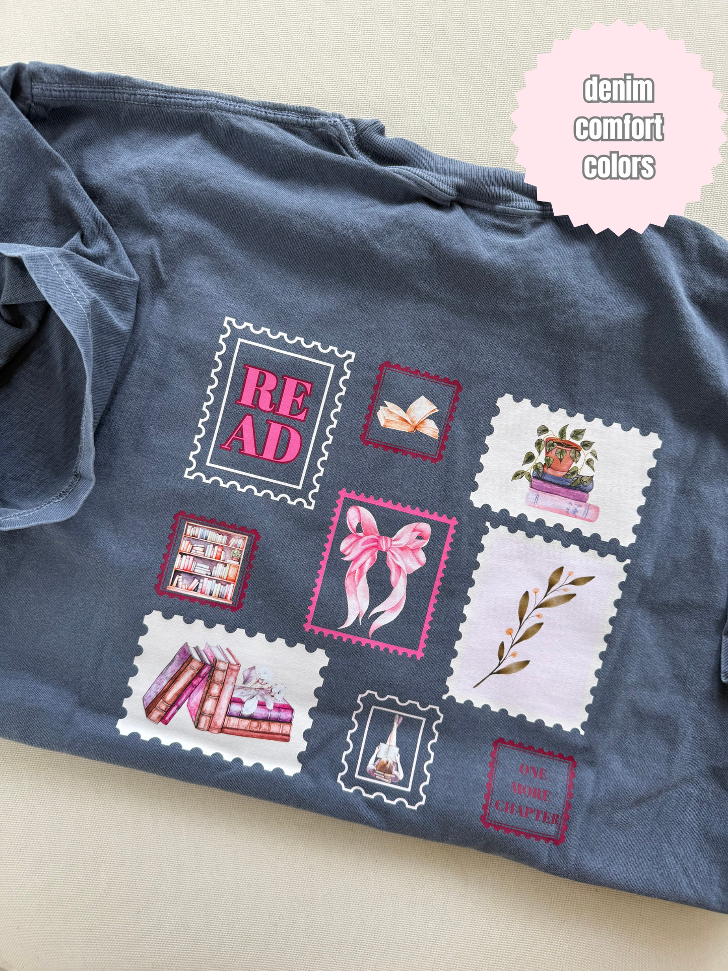 Pink Stamps Shirt