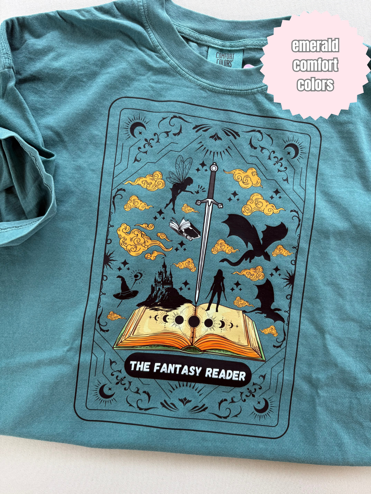 The Fantasy Reader Tarot Card Shirt