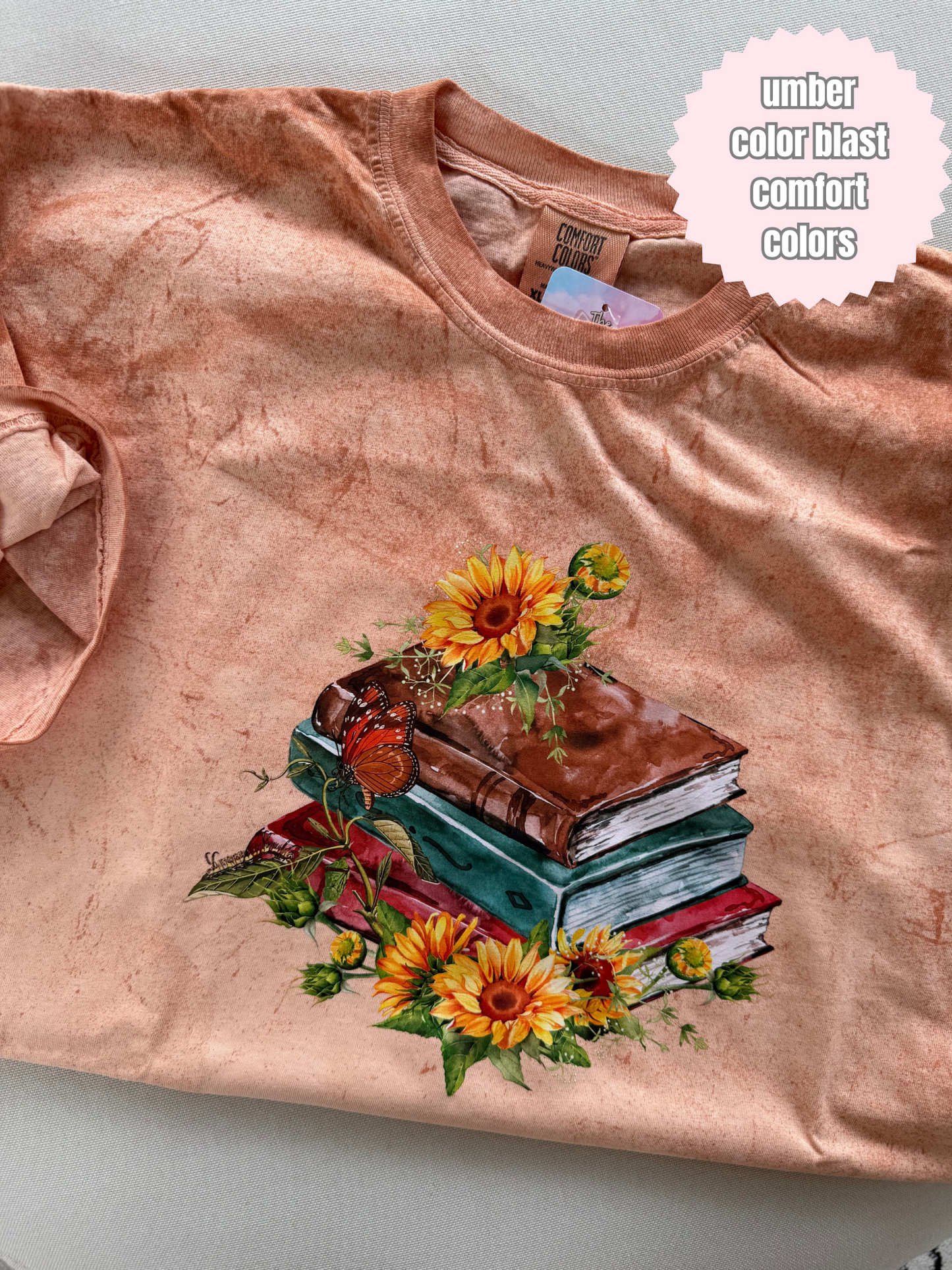 Sunflower Book Stack Shirt