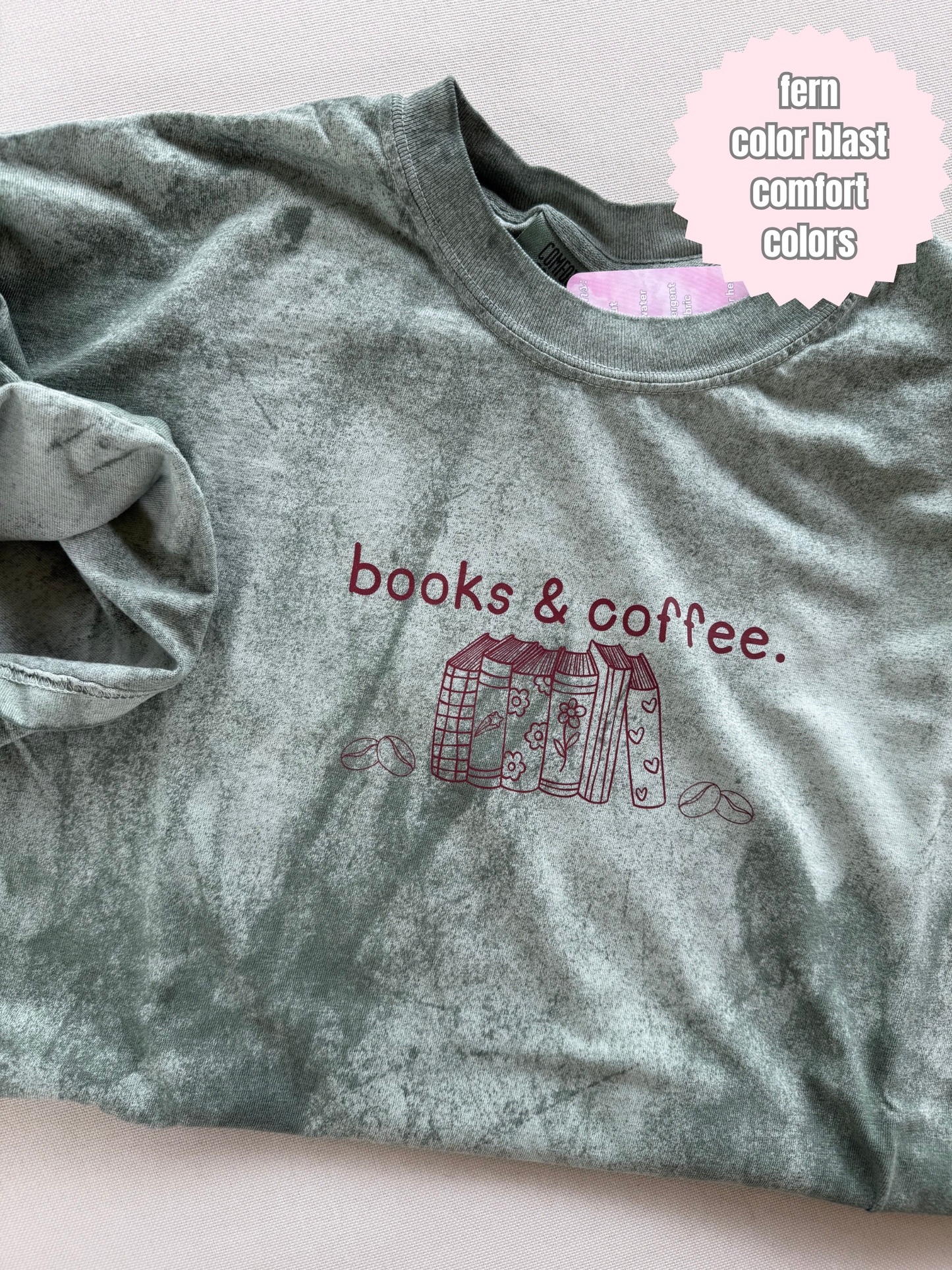 Books & Coffee (brown) Shirt