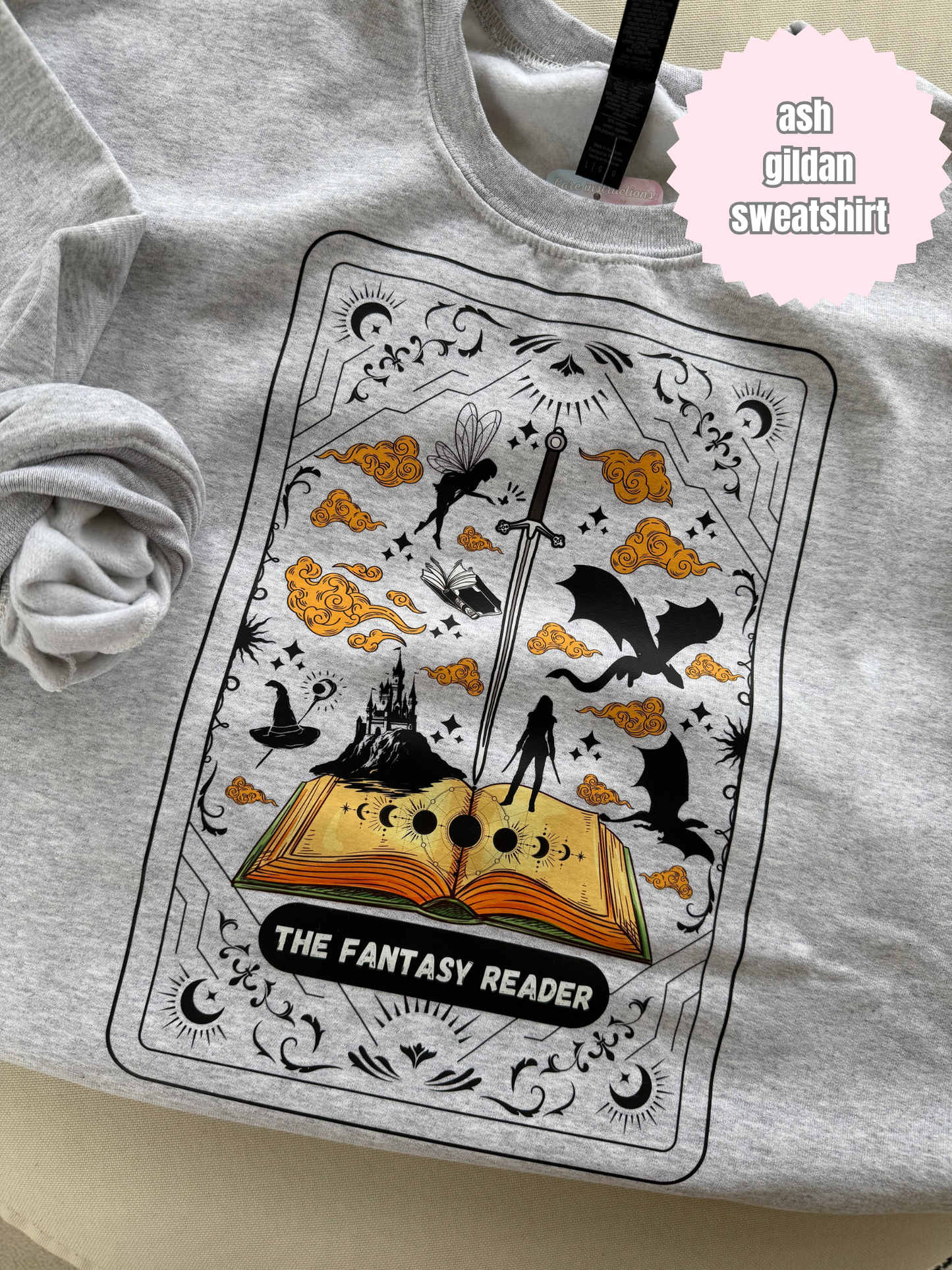 The Fantasy Reader Tarot Card Shirt