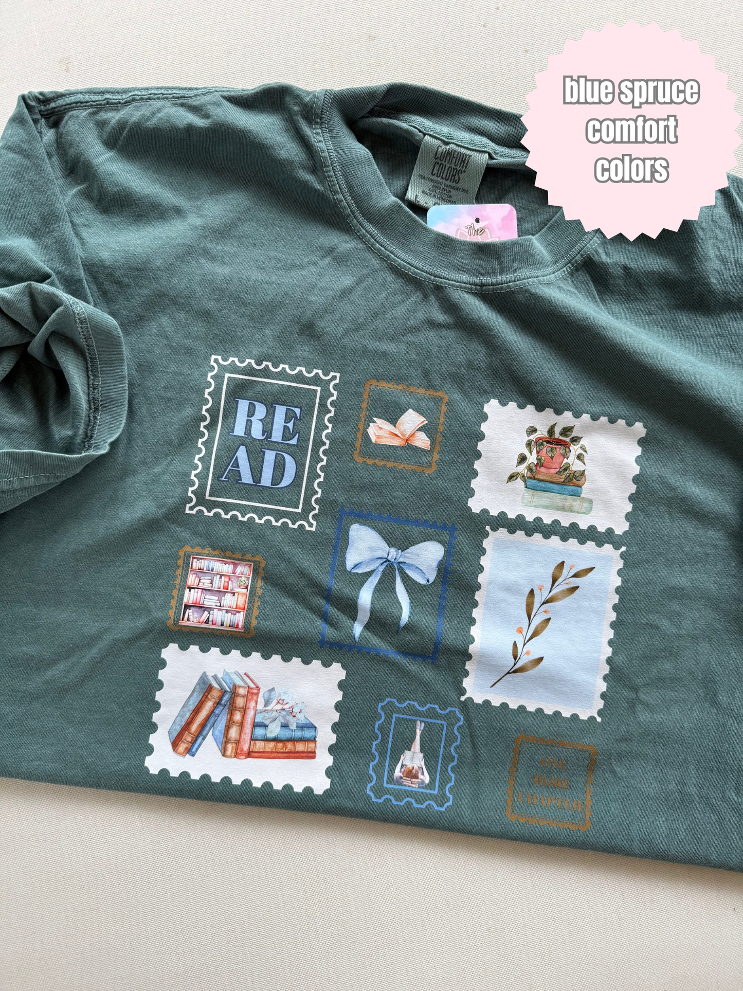 Blue Stamps Shirt