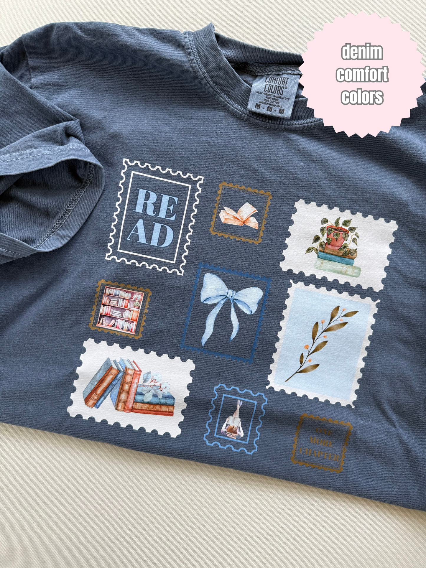 Blue Stamps Shirt