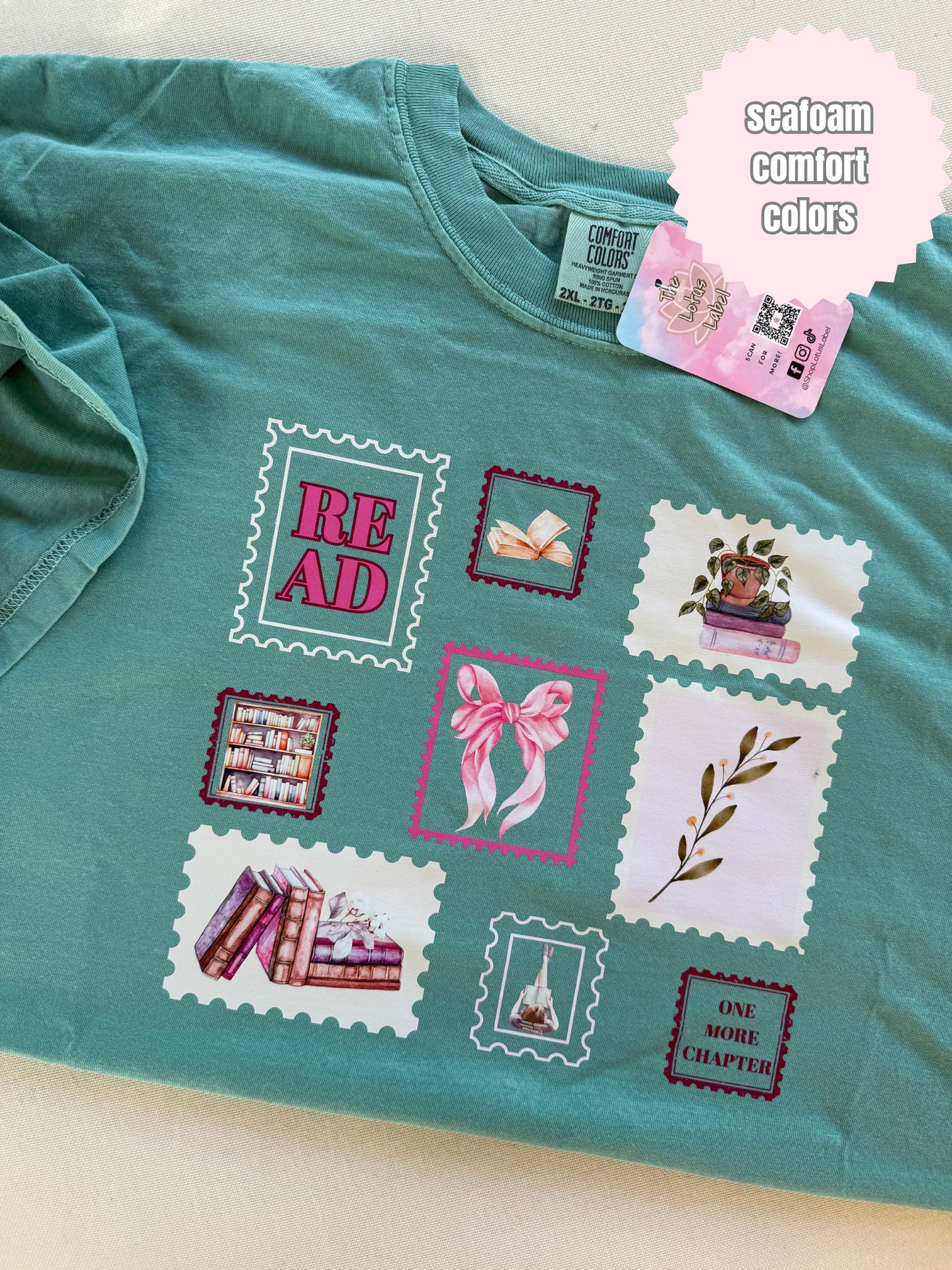 Pink Stamps Shirt