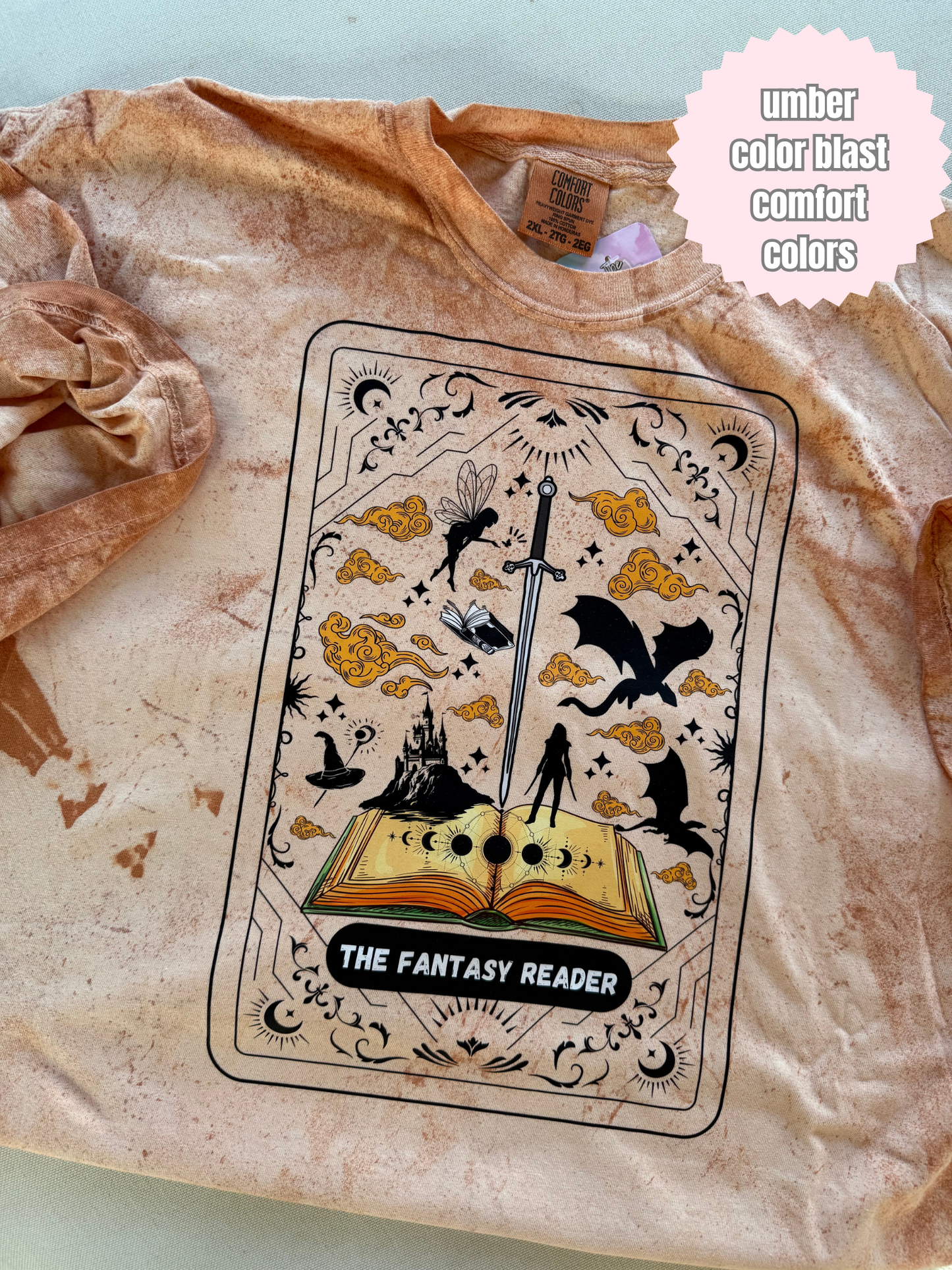 The Fantasy Reader Tarot Card Shirt