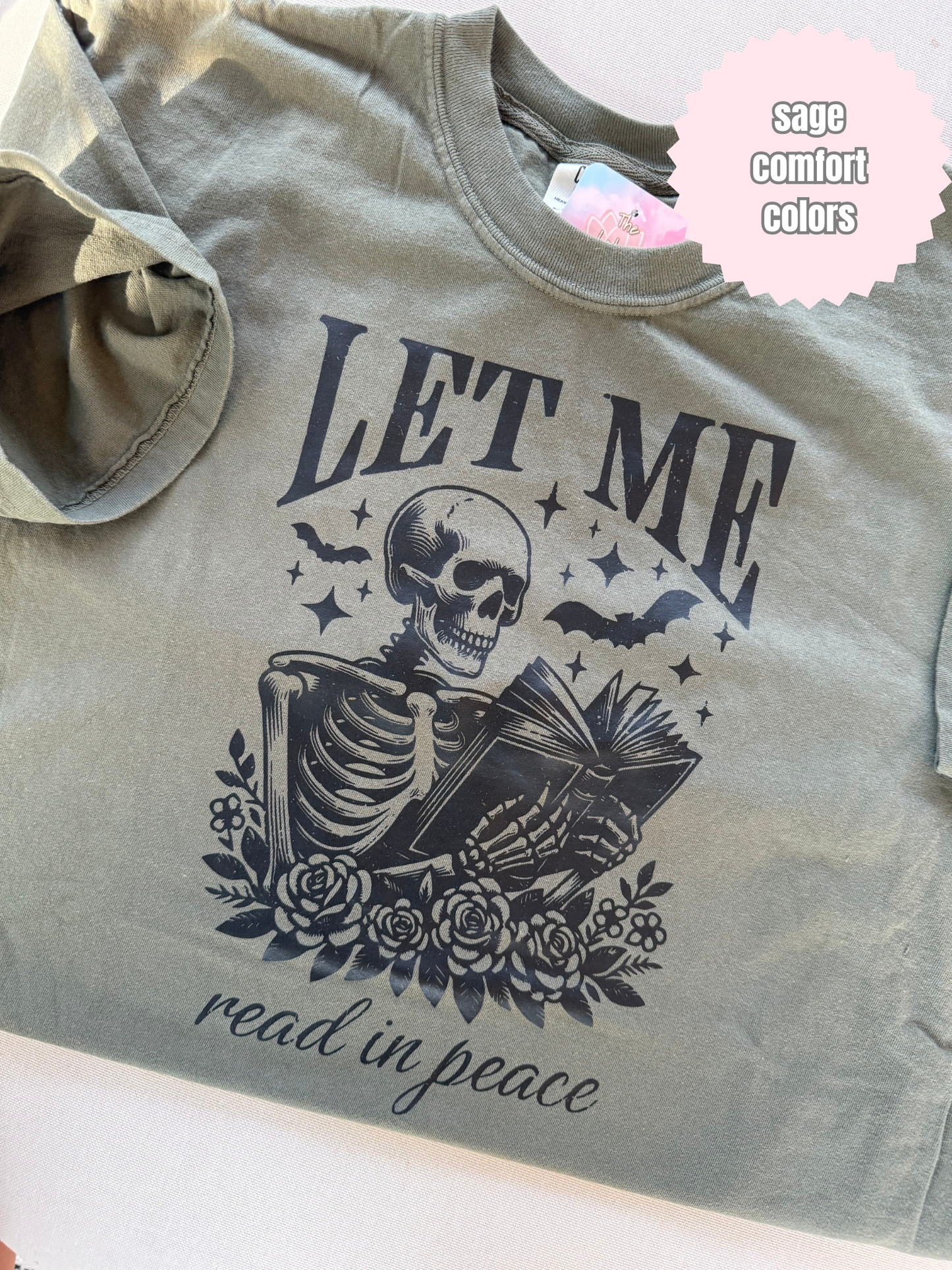 Let me read in peace (black ink) Shirt