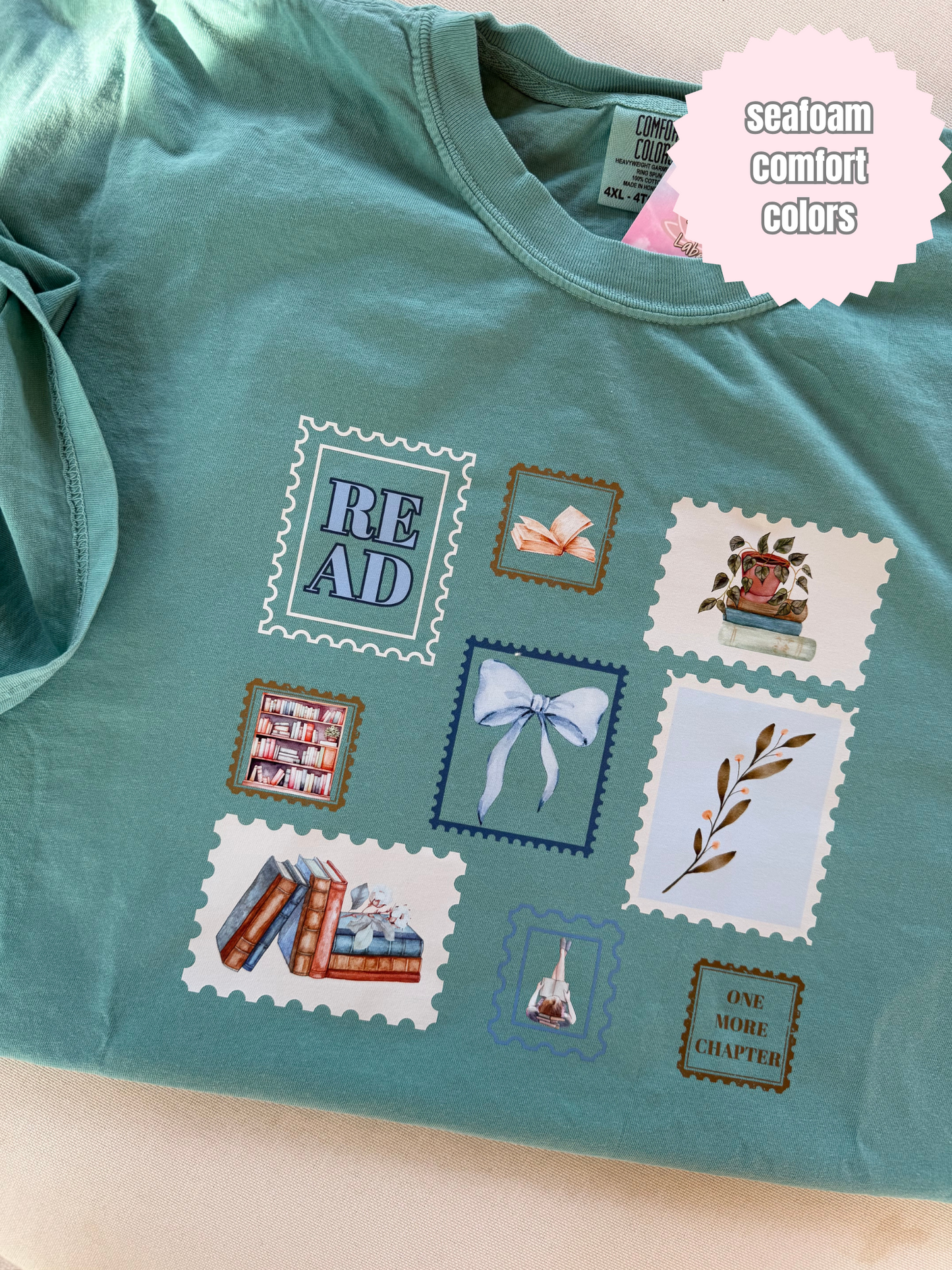 Blue Stamps Shirt