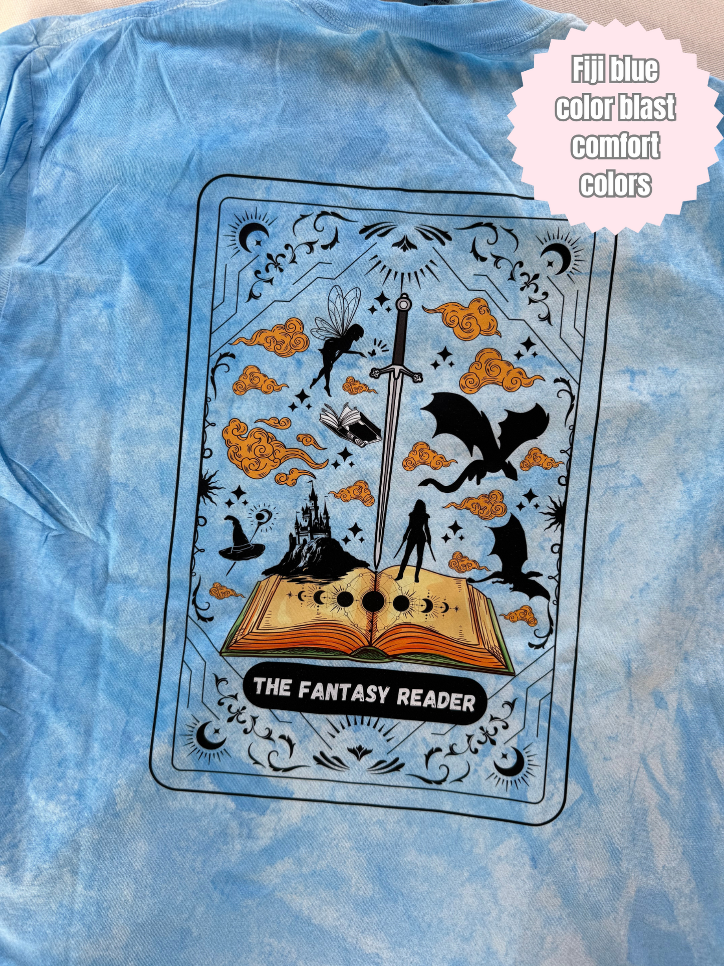 The Fantasy Reader Tarot Card Shirt