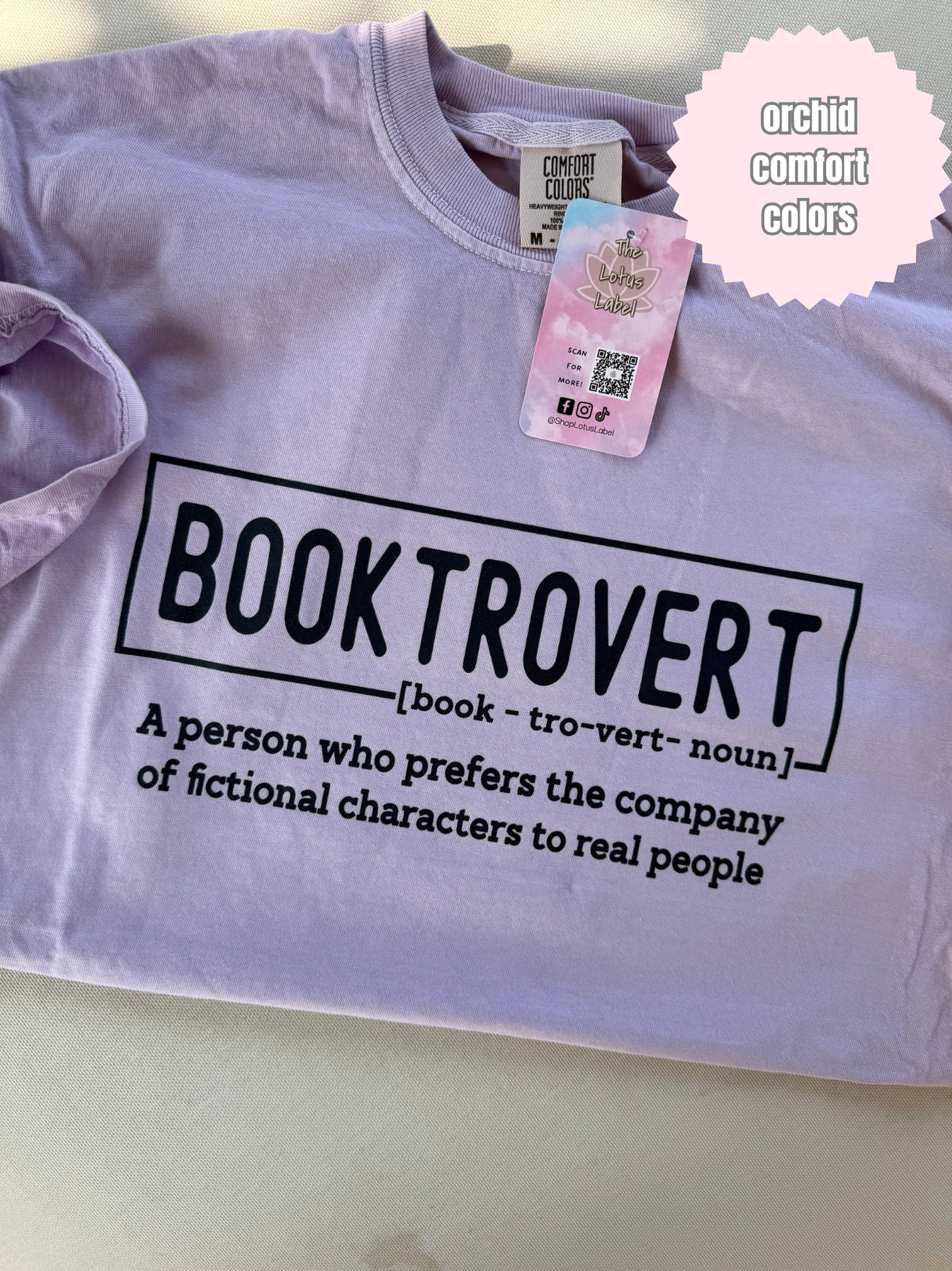 Booktrovert Shirt (navy ink)