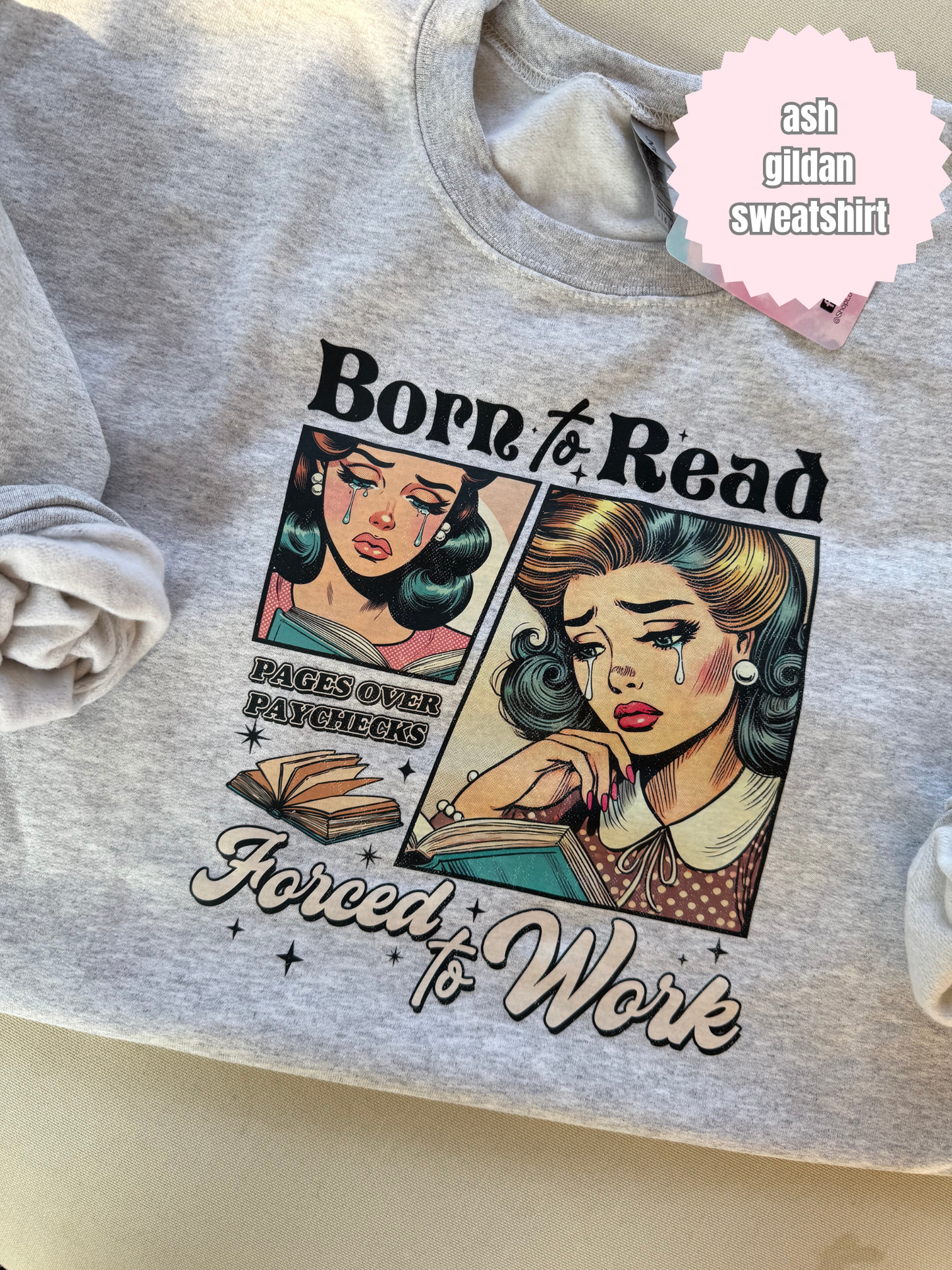 Born to read forced to work Shirt