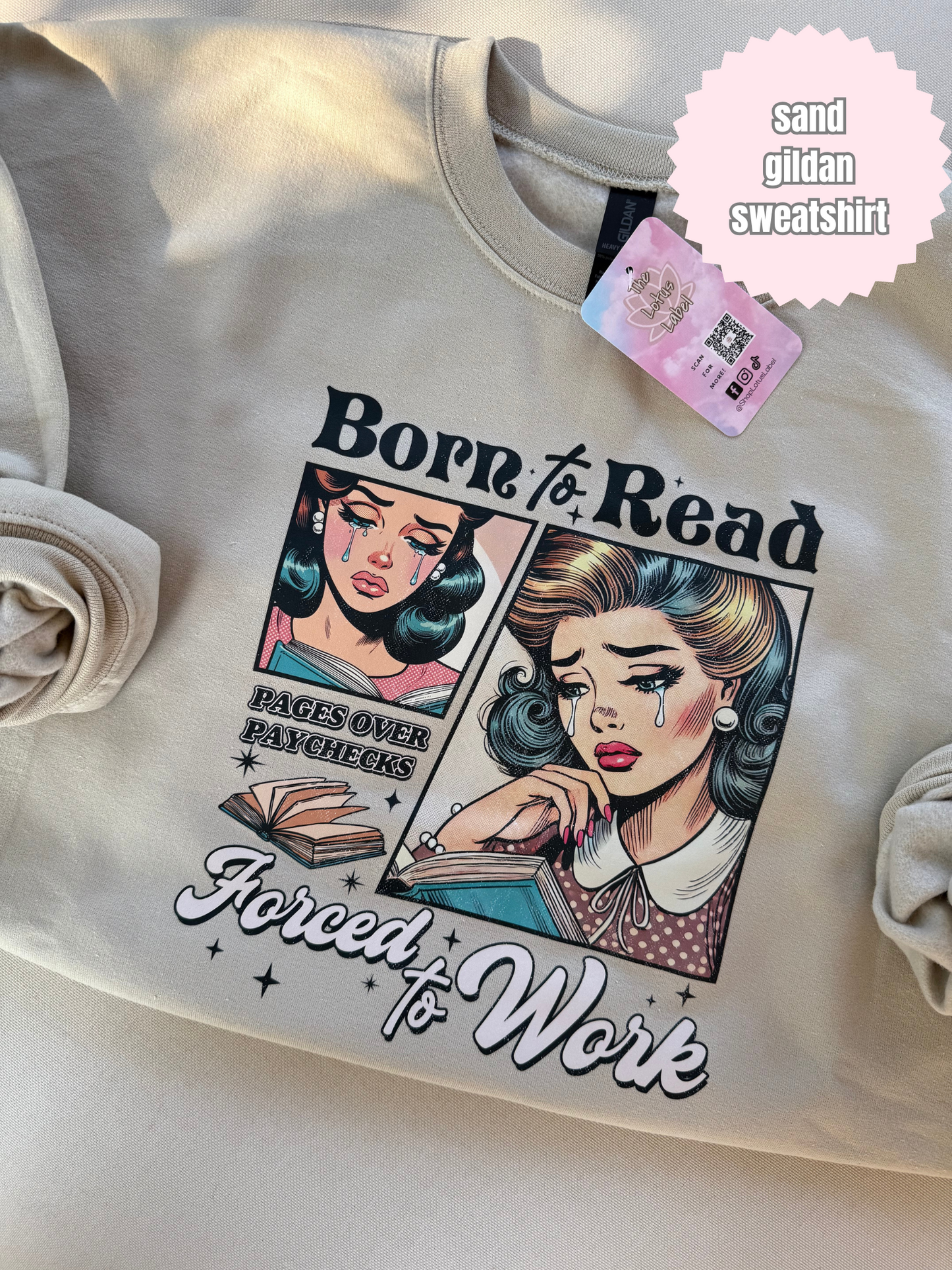 Born to read forced to work Shirt