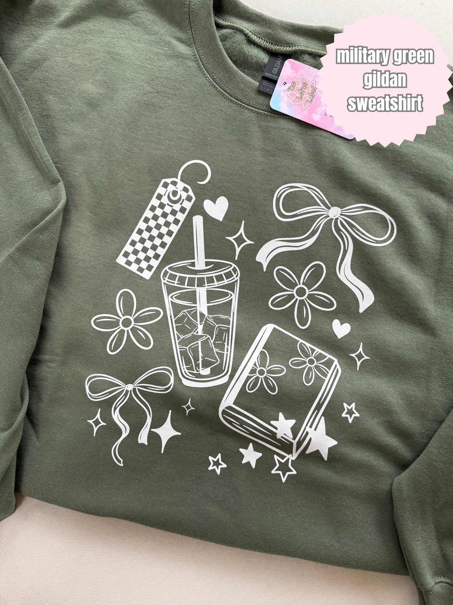 Coquette Books Shirt (white ink)