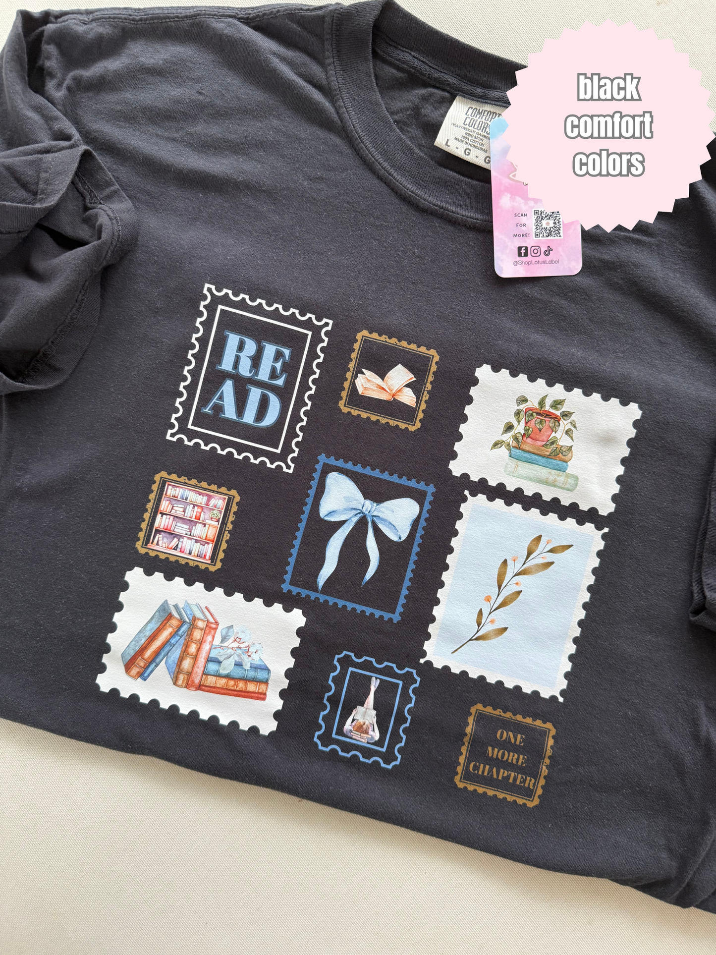 Blue Stamps Shirt