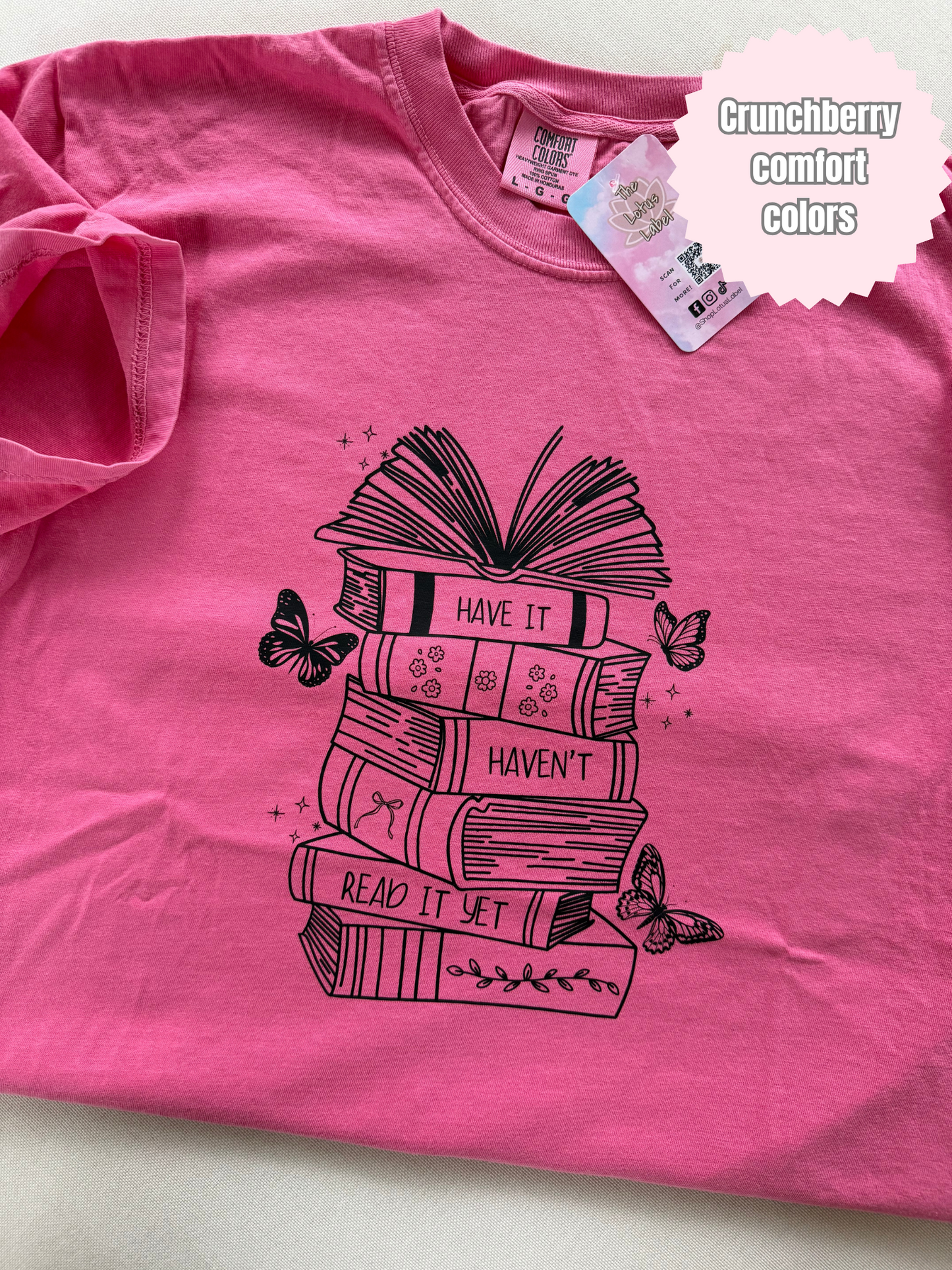 Have it Haven't Read it Yet Shirt (black)
