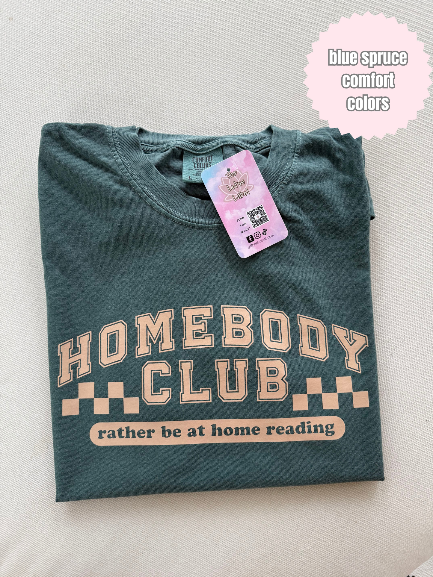 Homebody Club Shirt (beige ink)