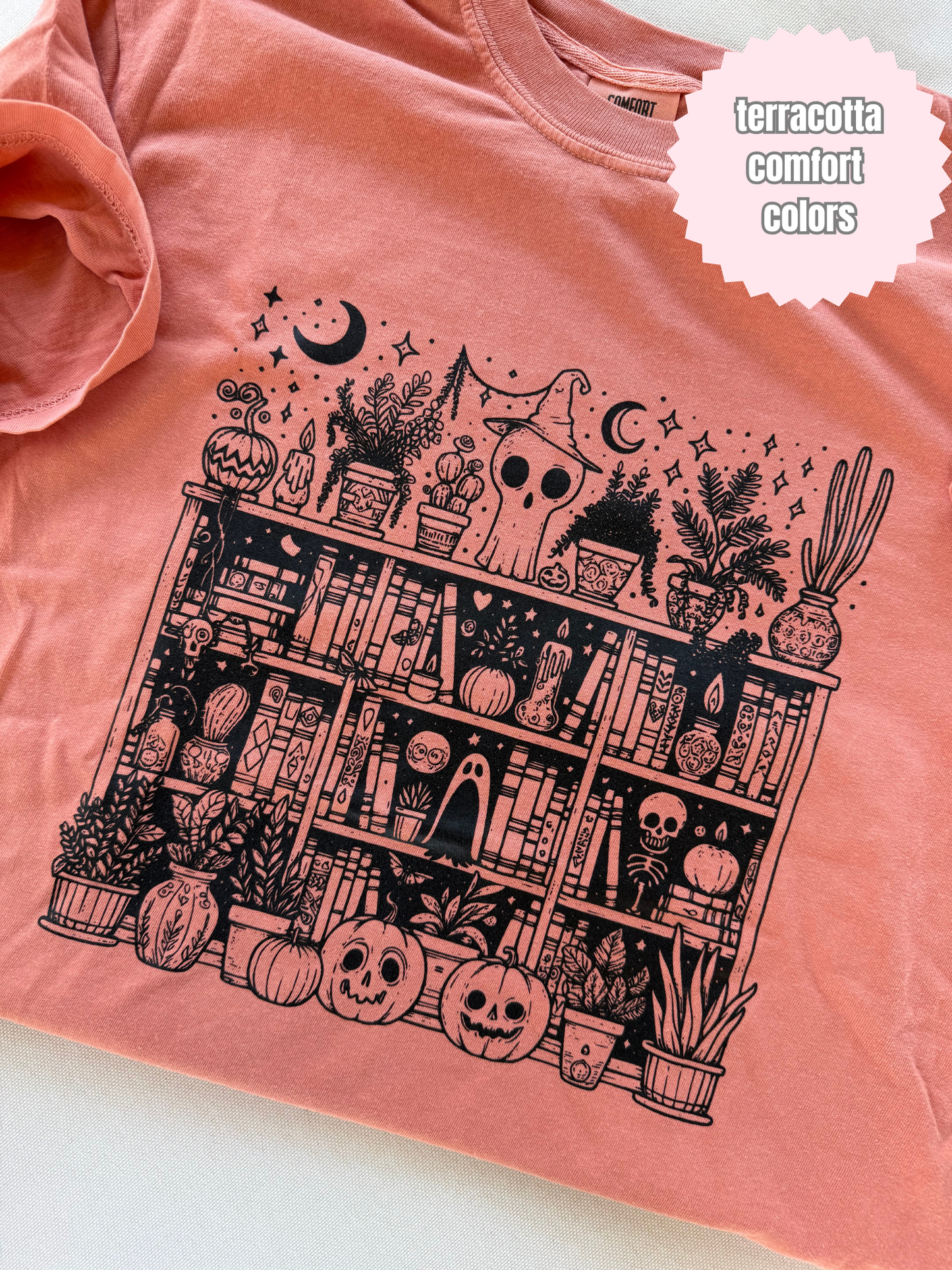 Spooky Bookshelf Shirt